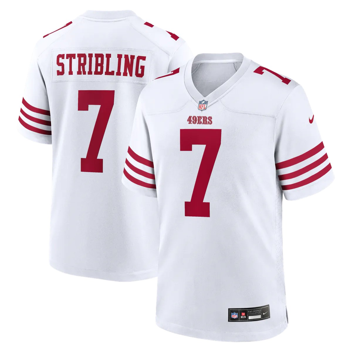 Hunk Wear - De'Zhaun Stribling San Francisco 49ers Nike Game Jersey - White
