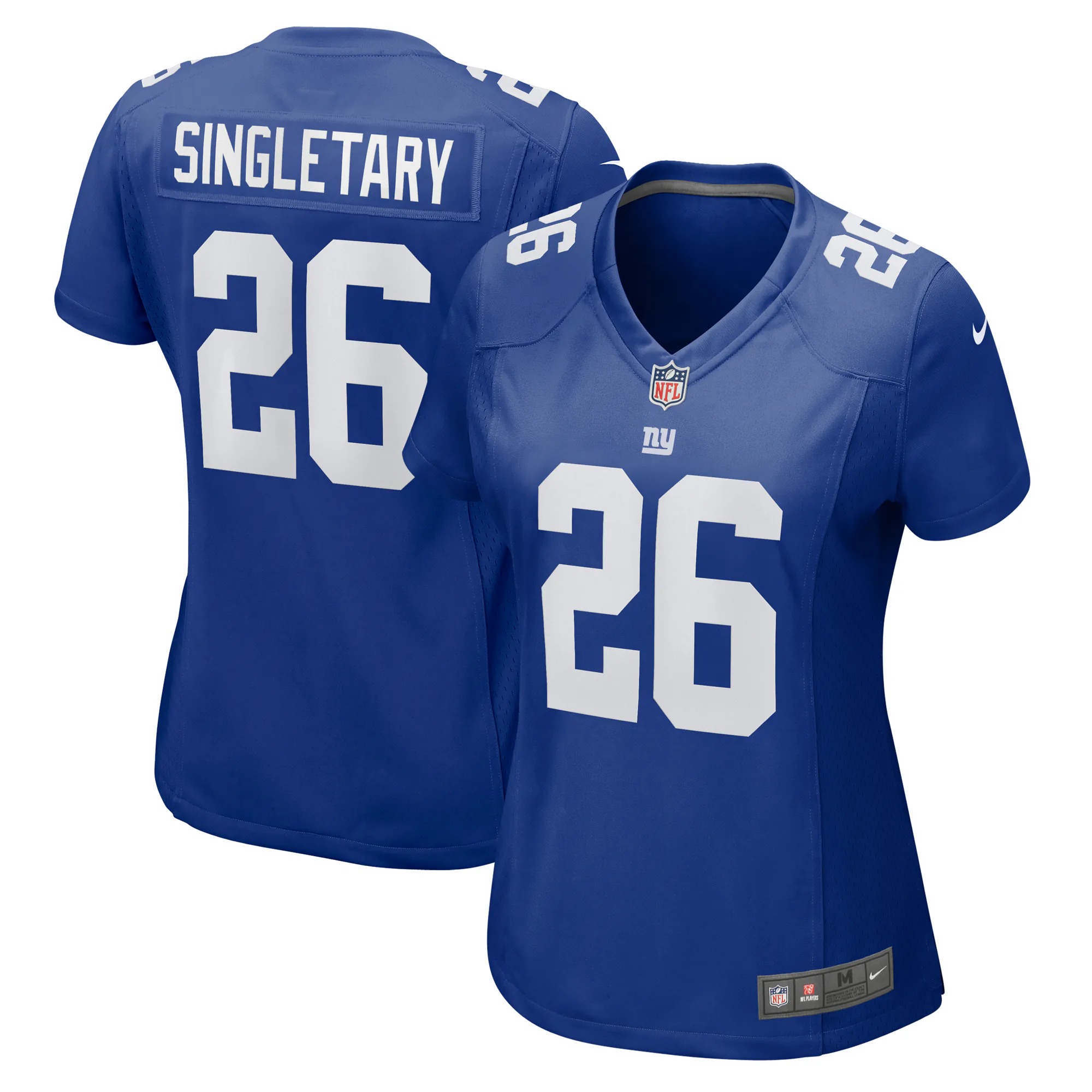Hunk Wear - Devin Singletary New York Giants Nike Women's Game Jersey - Royal