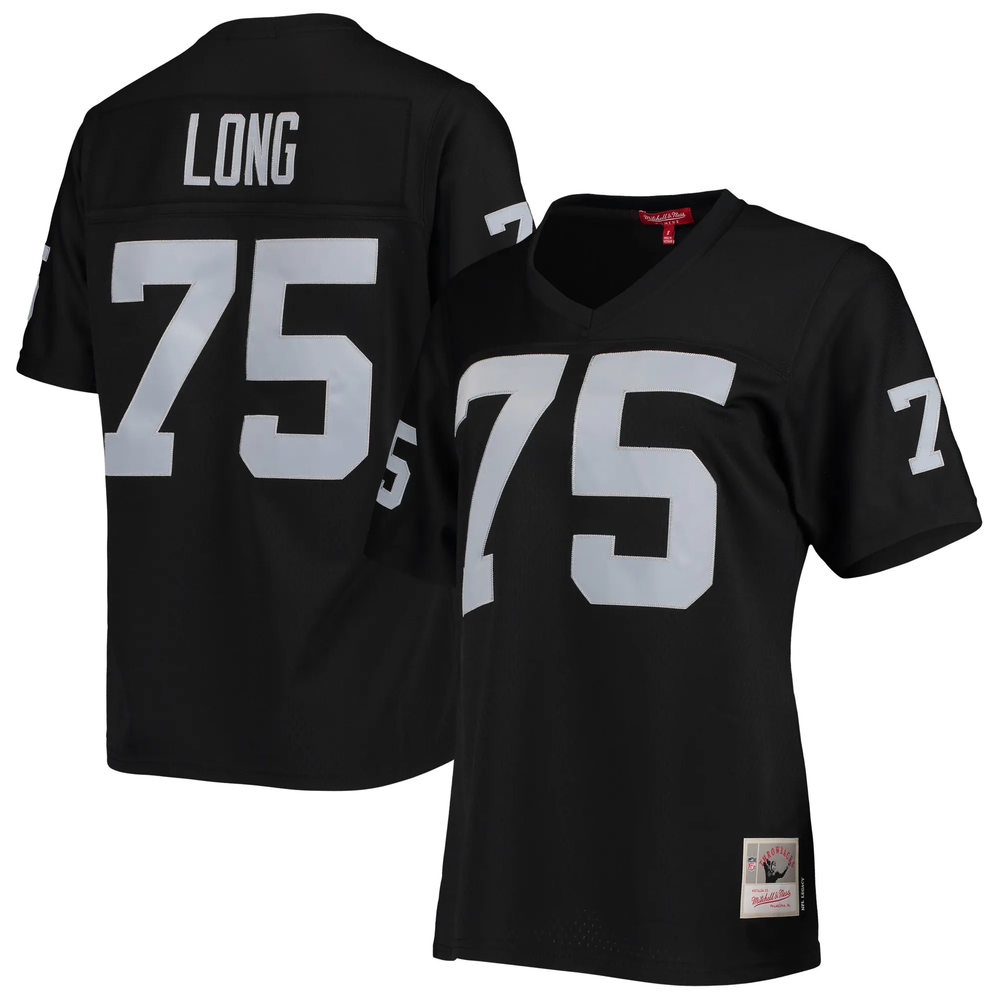 Hunk Wear - Howie Long Las Vegas Raiders Mitchell & Ness Women's Legacy Replica Player Jersey - Black