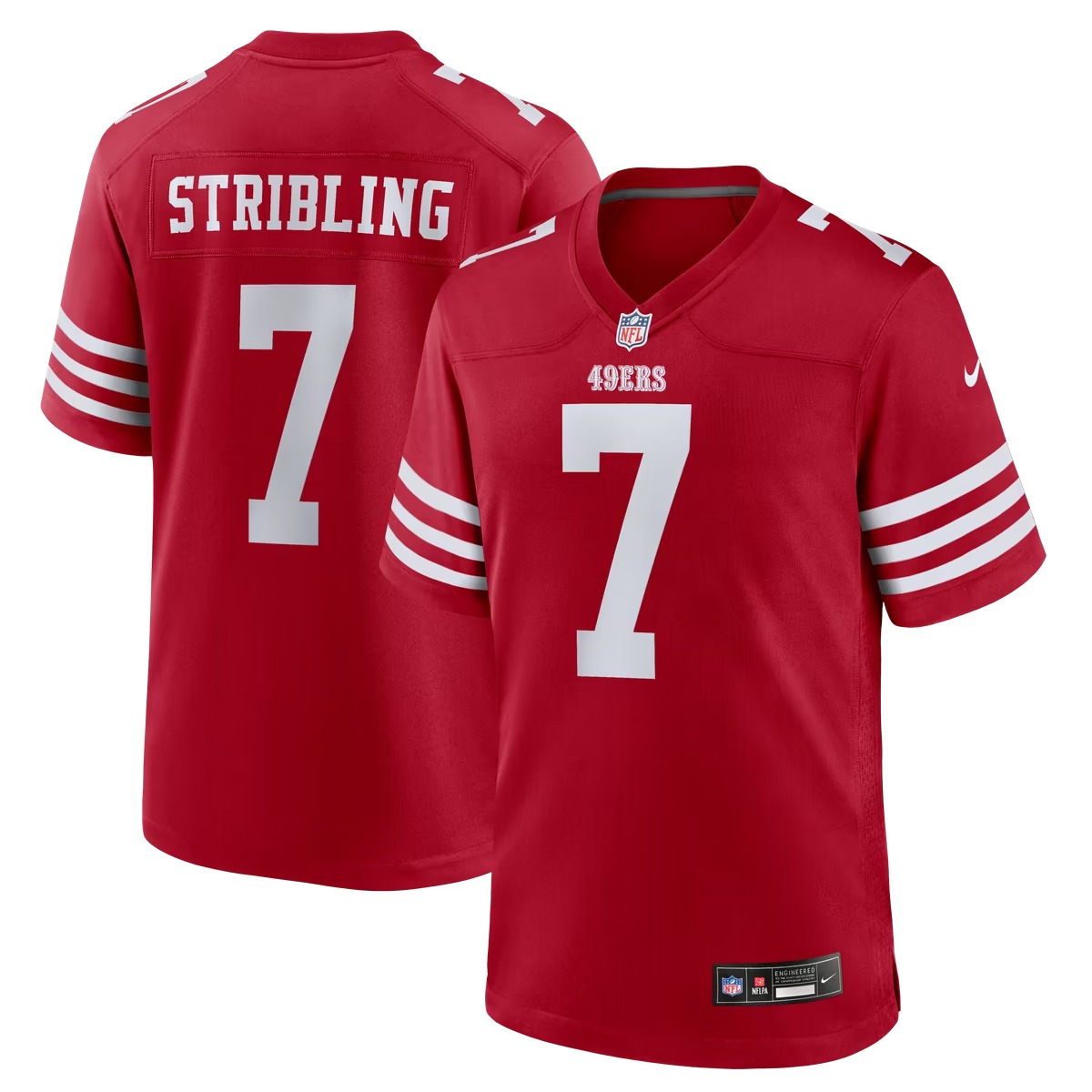 Hunk Wear - De'Zhaun Stribling San Francisco 49ers Nike Game Jersey - Scarlet