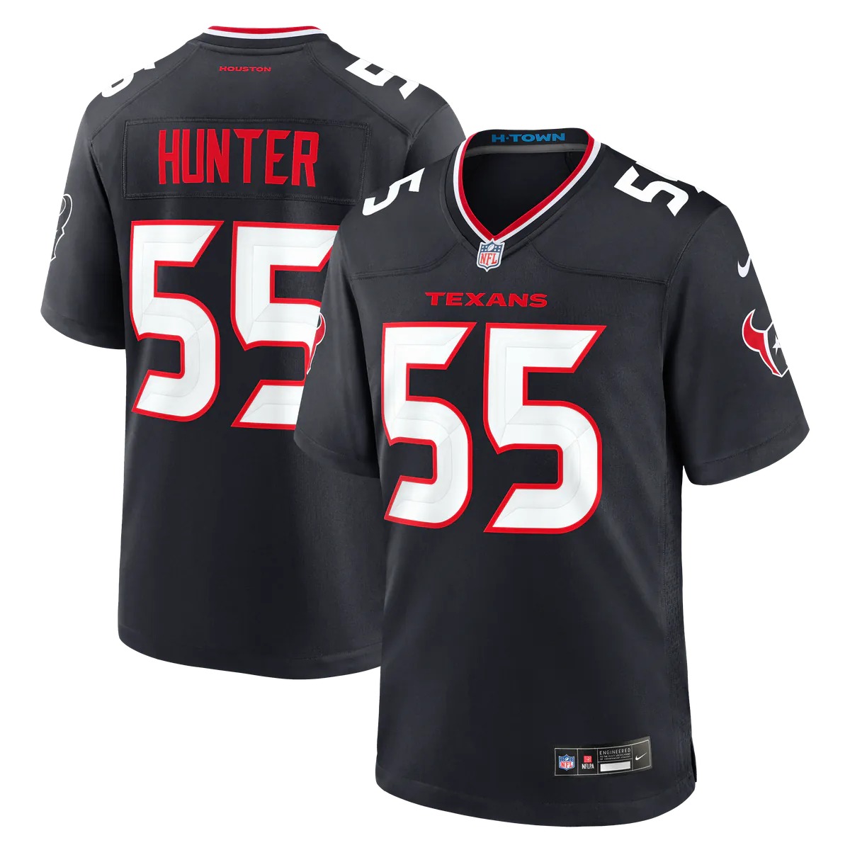 Hunk Wear - Danielle Hunter Houston Texans Nike Team Game Jersey - Navy
