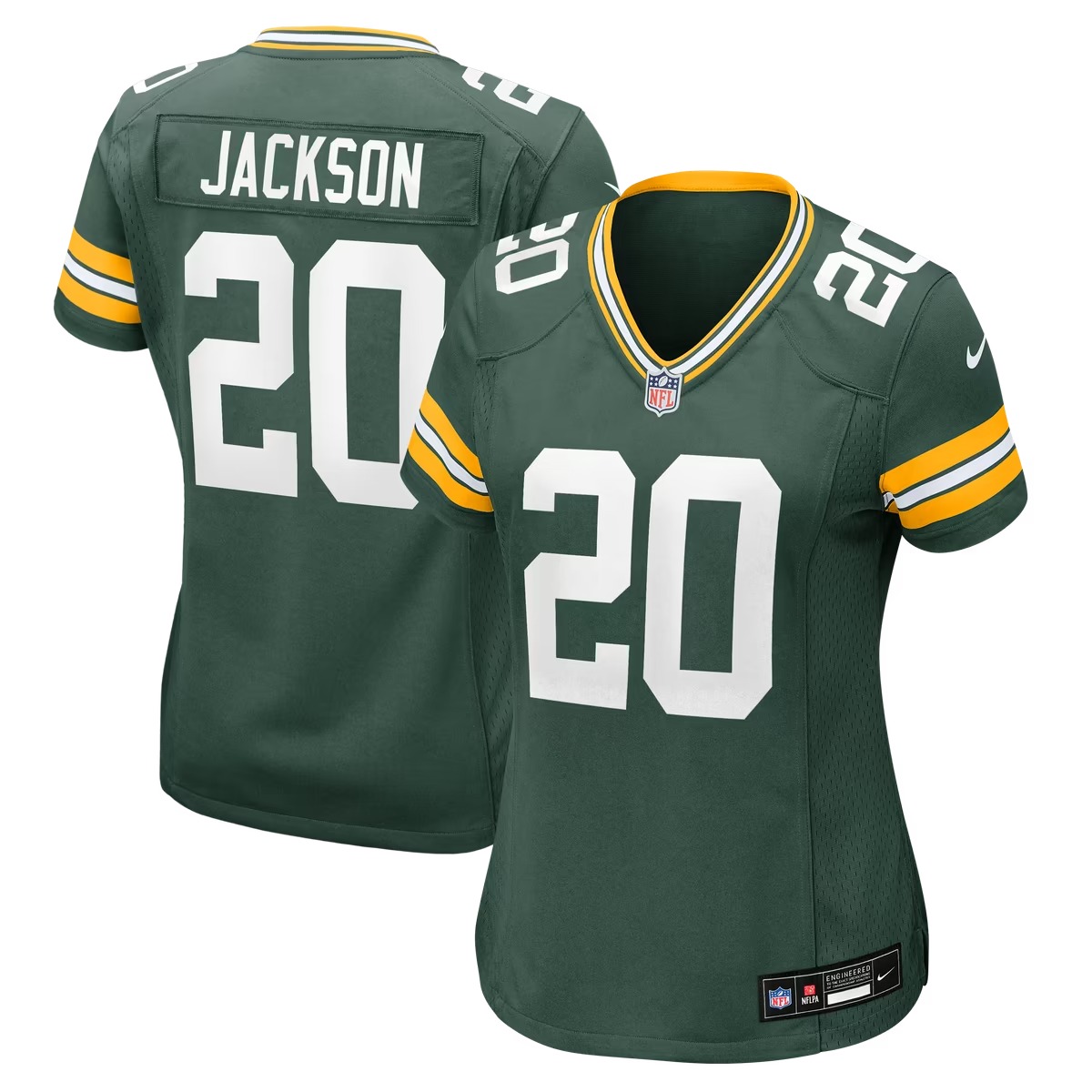 Hunk Wear - Domani Jackson Green Bay Packers Nike Women's Team Game Jersey - Green