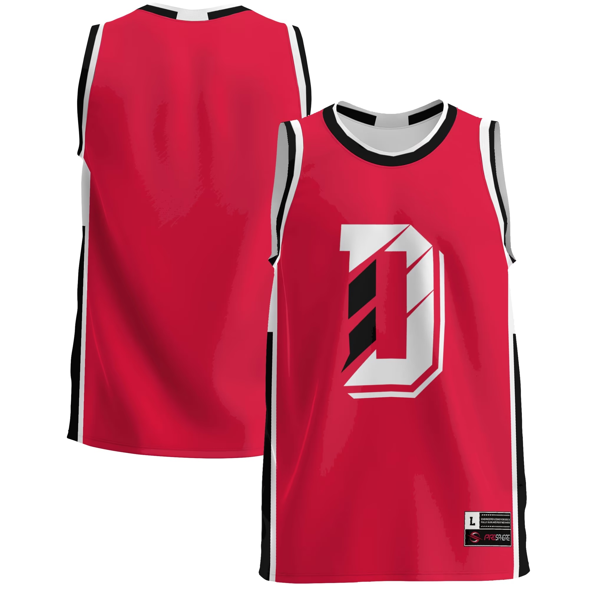 Hunk Wear - Davidson Wildcats GameDay Greats Lightweight Basketball Jersey - Red