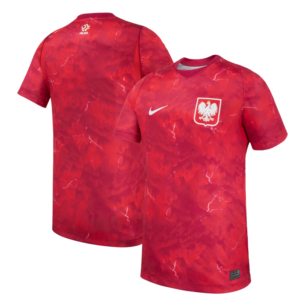 Hunk Wear - Poland National Team Nike Youth 2026 Stadium Replica Jersey - Red