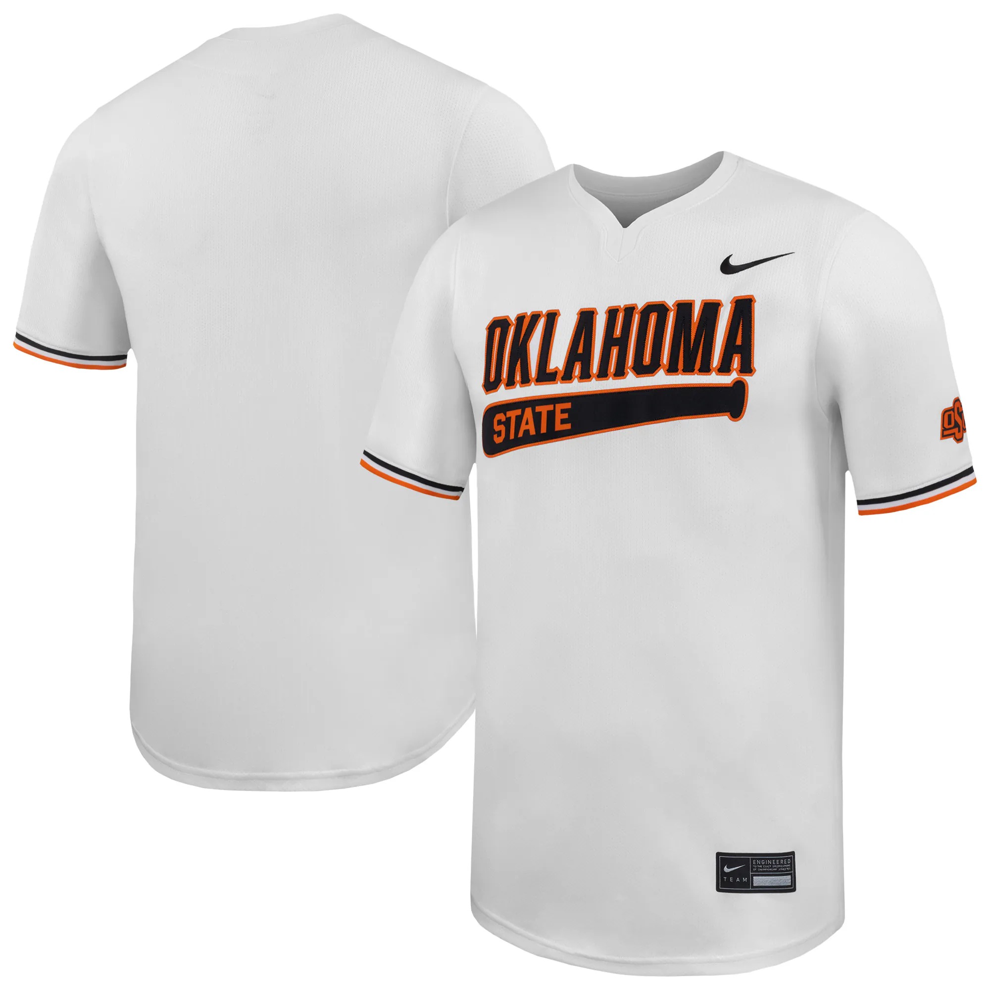 Hunk Wear - Oklahoma State Cowboys Nike Limited Baseball Jersey - White