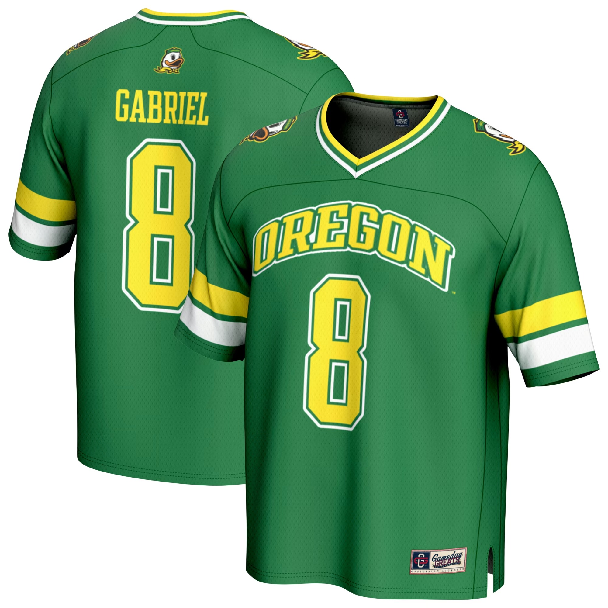 Hunk Wear - Dillon Gabriel Oregon Ducks GameDay Greats Unisex NIL Football Fashion Jersey - Green