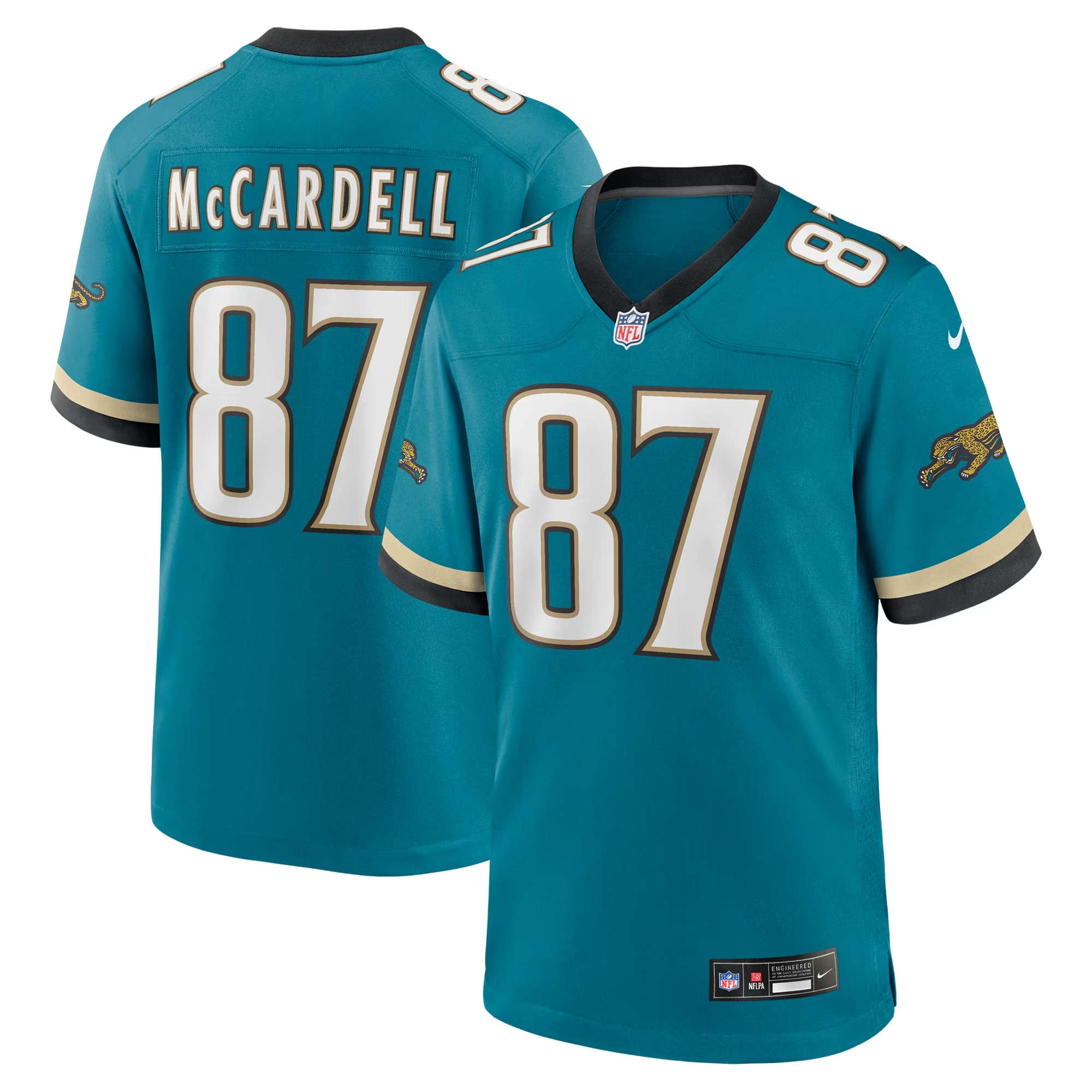 Hunk Wear - Keenan McCardell Jacksonville Jaguars Nike Retired Player Alternate Game Jersey - Teal