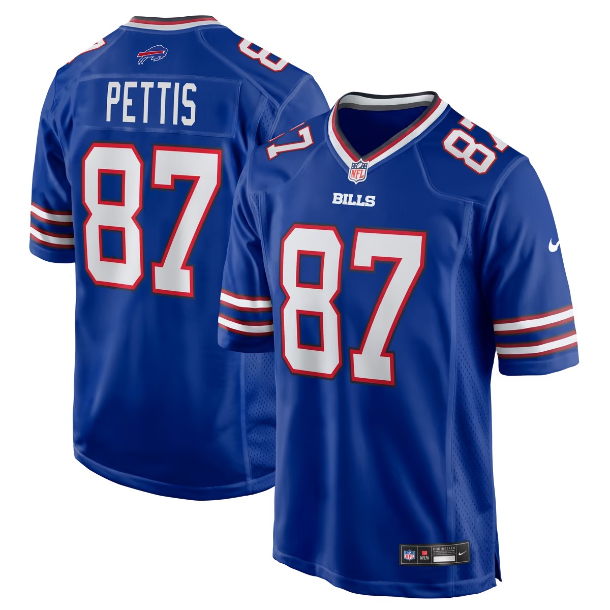 Hunk Wear - Dante Pettis Buffalo Bills Nike Team Game Jersey - Royal