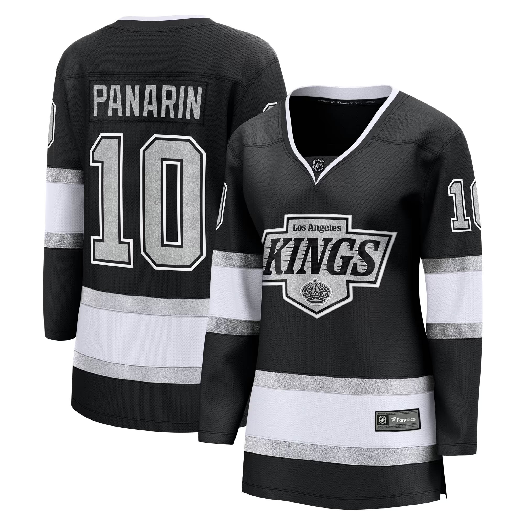 Hunk Wear - Artemi Panarin Los Angeles Kings Fanatics Women's Home Breakaway Jersey - Black