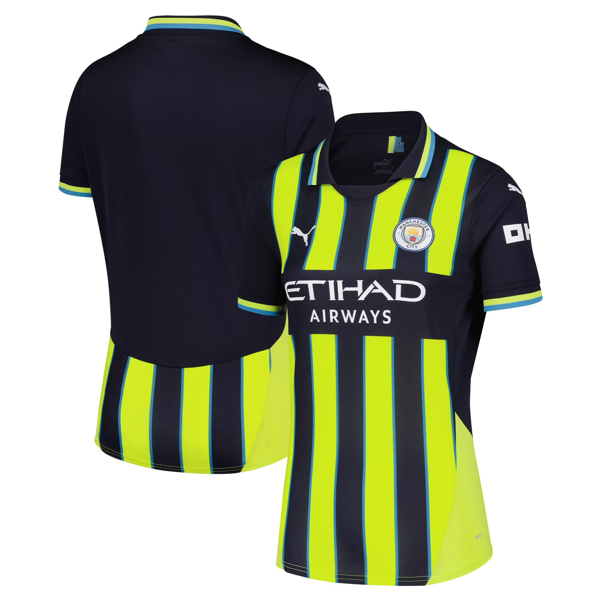 Hunk Wear - Manchester City Puma Women's 2024_25 Away Replica Jersey - Navy