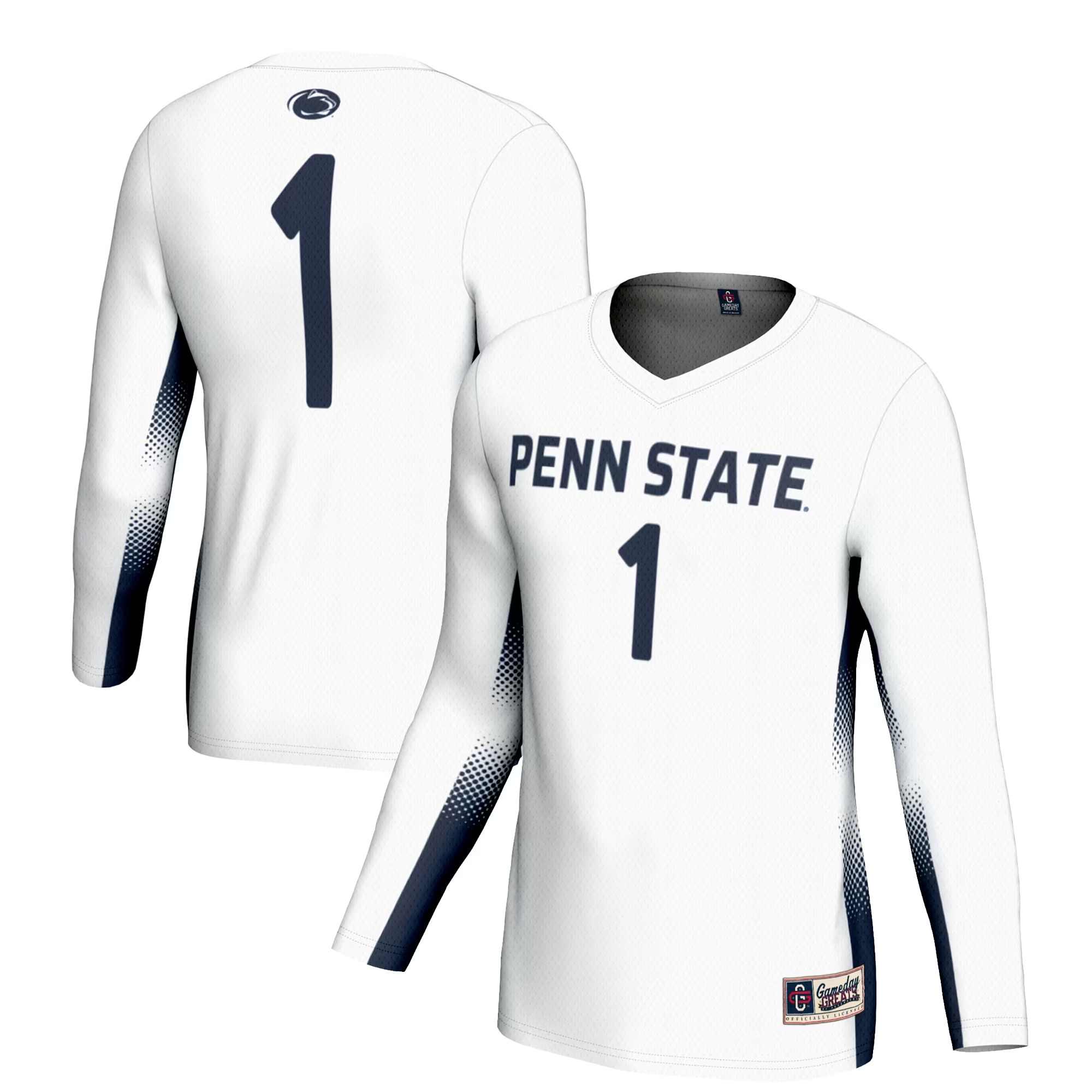 Hunk Wear - #1 Penn State Nittany Lions GameDay Greats Youth Lightweight Women's Volleyball Jersey - White