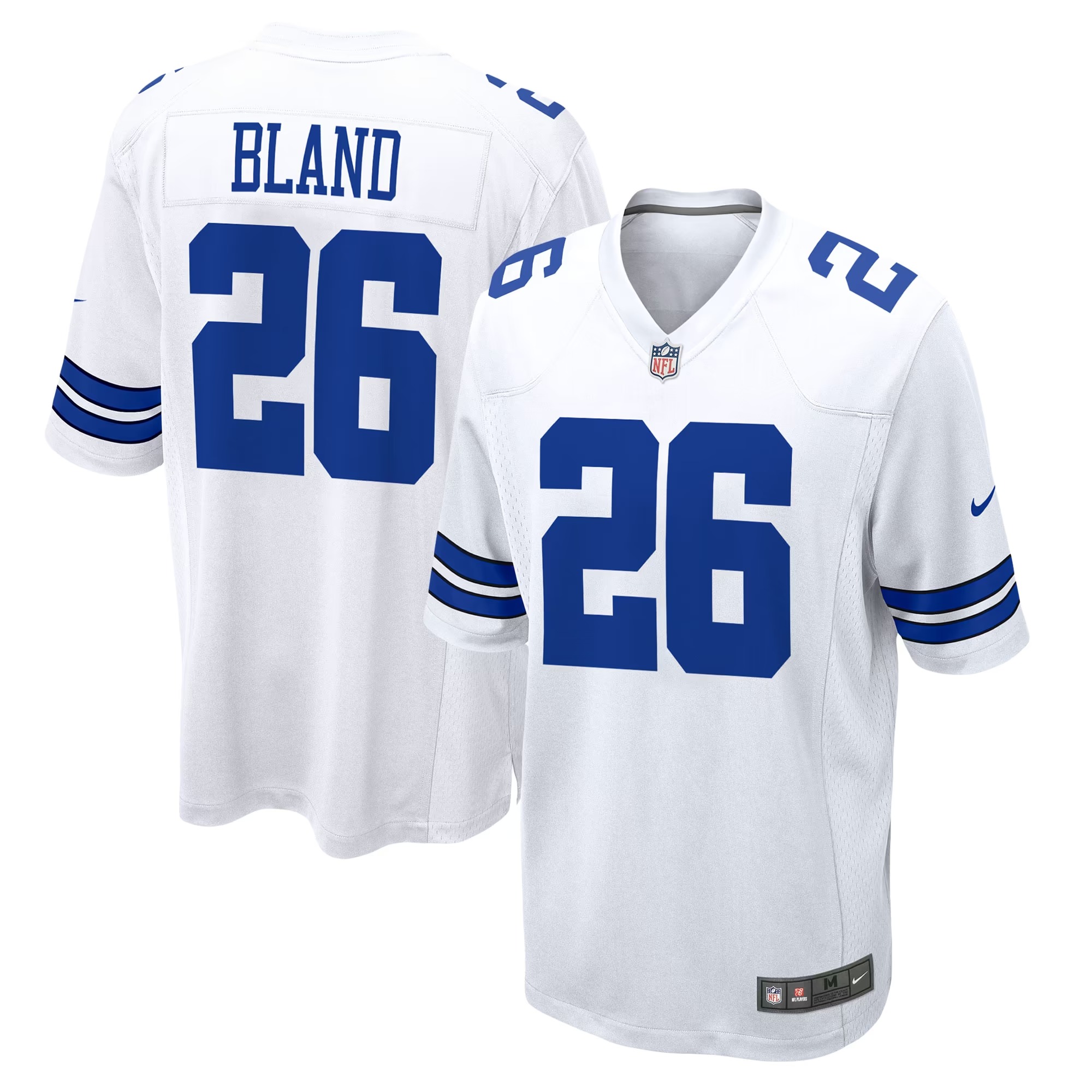 Hunk Wear - DaRon Bland Dallas Cowboys Nike Game Jersey - White