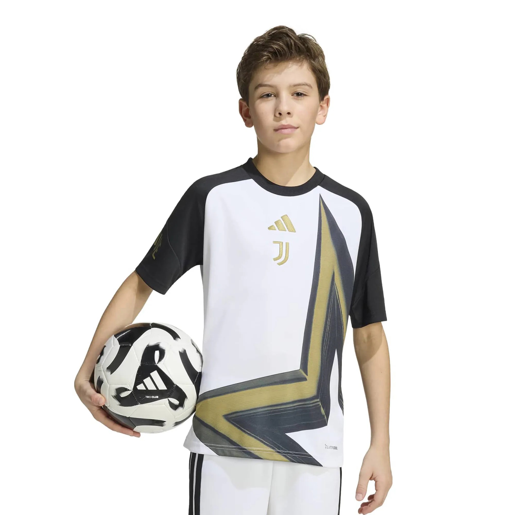 Hunk Wear - Juventus adidas Youth 2026_27 Home Pre-Match Training Jersey - White