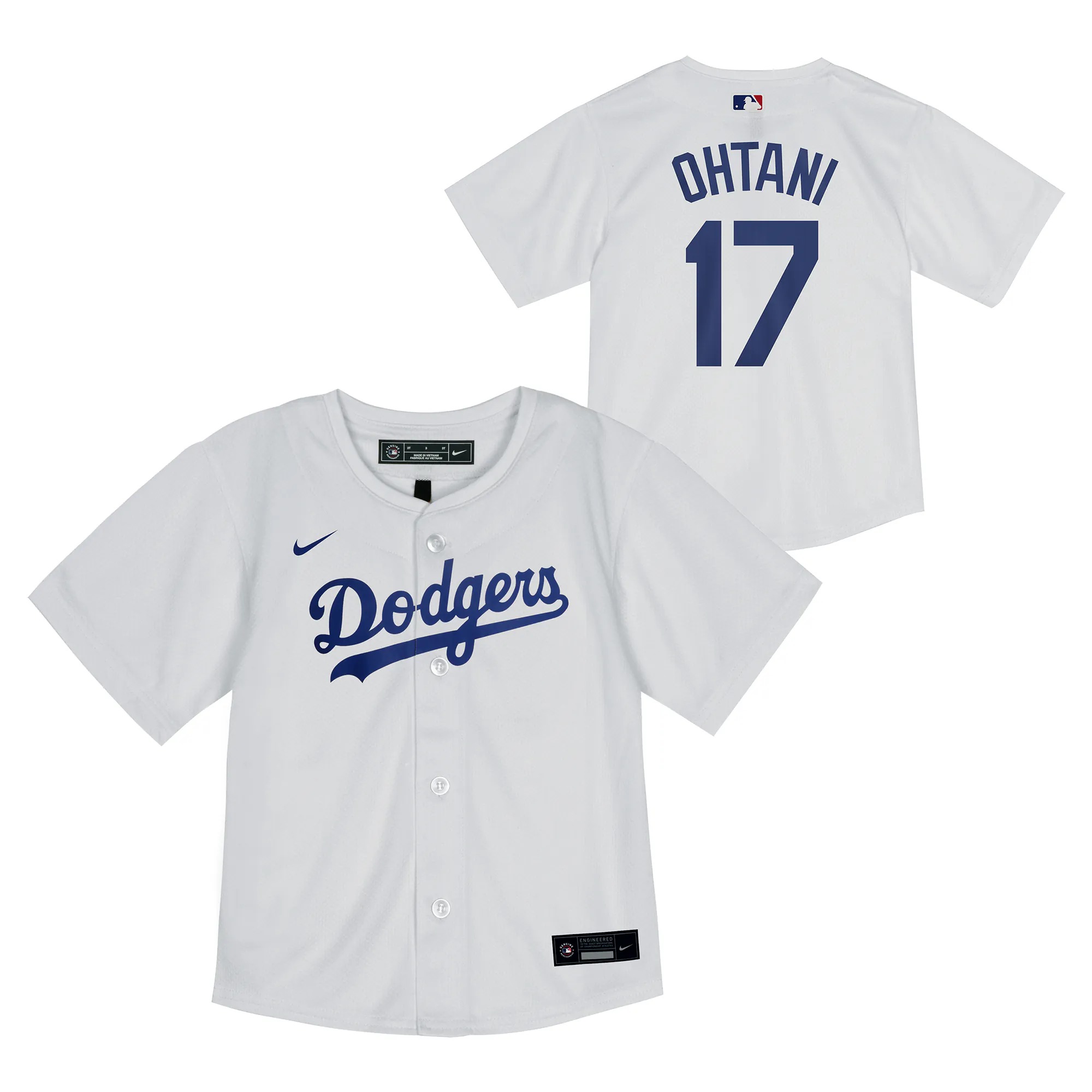 Hunk Wear - Shohei Ohtani Los Angeles Dodgers Nike Infant Home Game Jersey - White