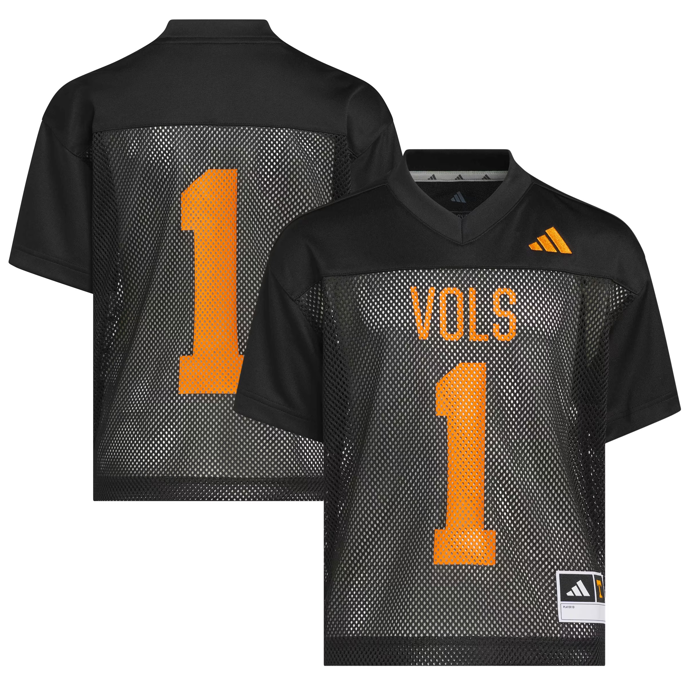 Hunk Wear - Tennessee Volunteers adidas Youth Tailgate Jersey - Black