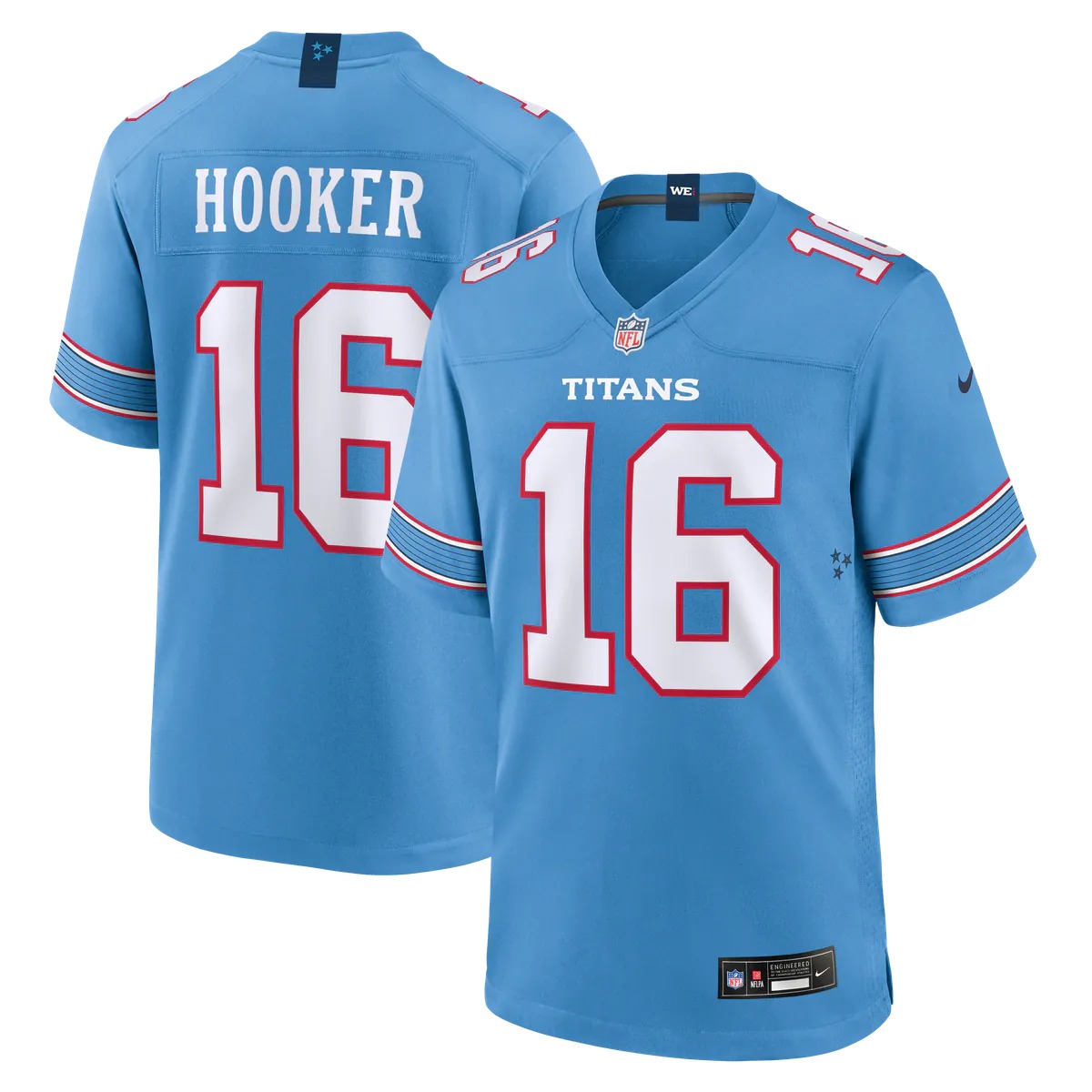 Hunk Wear - Hendon Hooker Tennessee Titans Nike Team Game Jersey - Light Blue