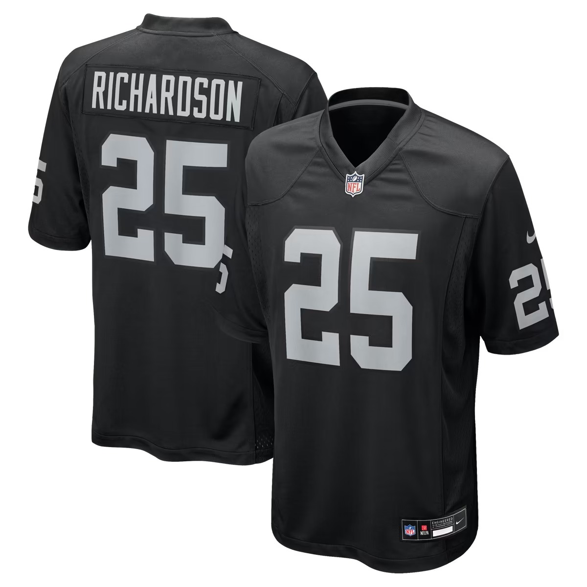Hunk Wear - Decamerion Richardson Las Vegas Raiders Nike Team Game Jersey - Black