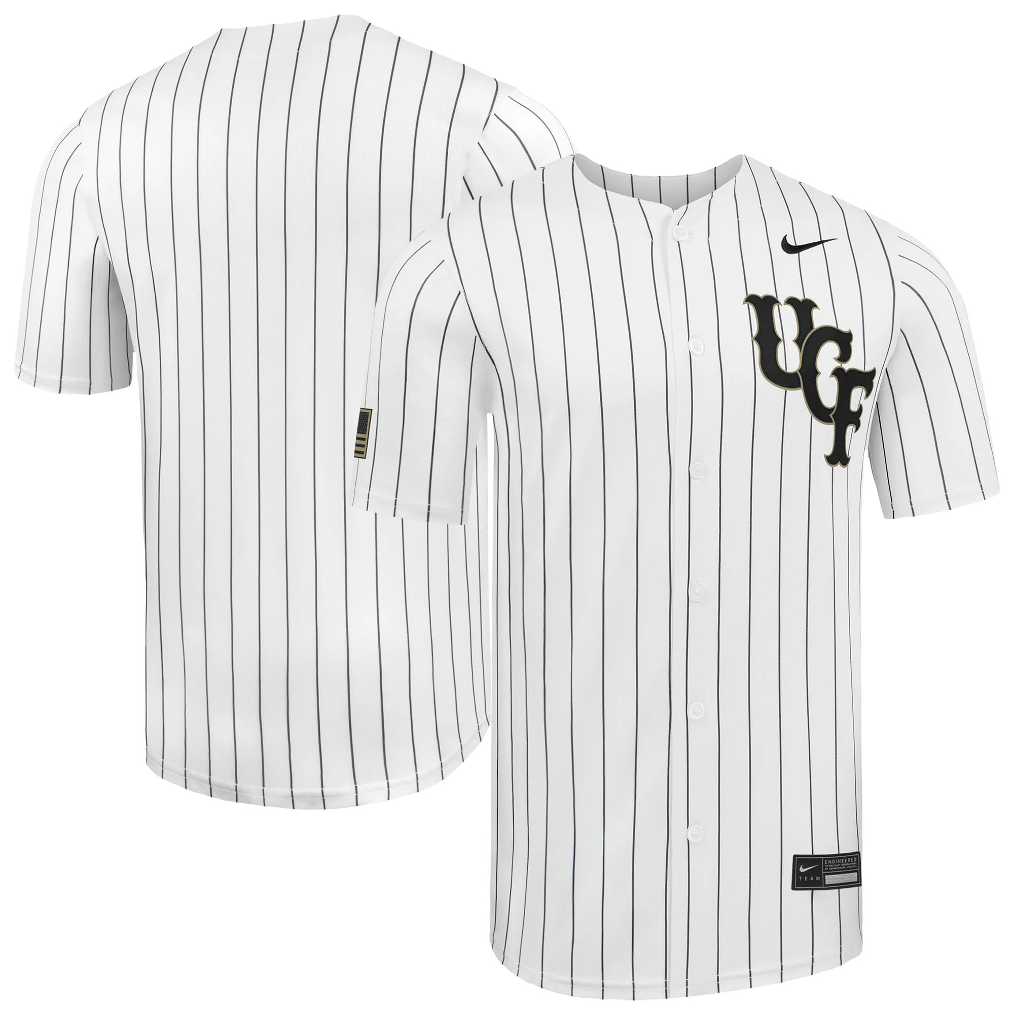 Hunk Wear - UCF Knights Nike Limited Baseball Jersey - White