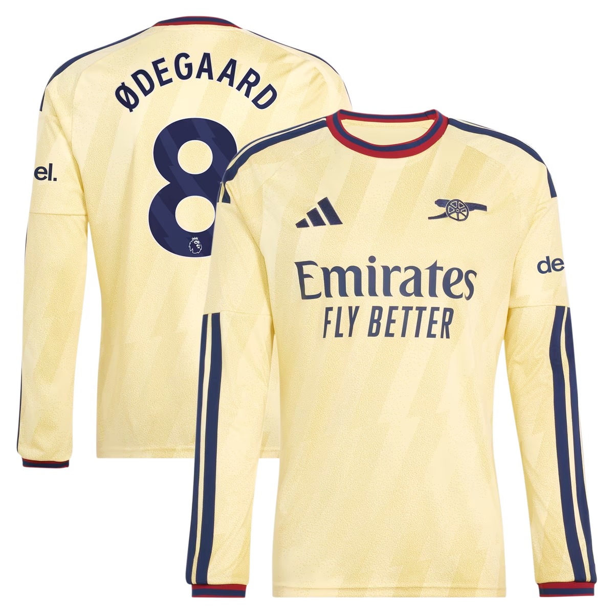 Hunk Wear - Martin Ødegaard Arsenal adidas 2026_27 Third Replica Long Sleeve Jersey - Yellow