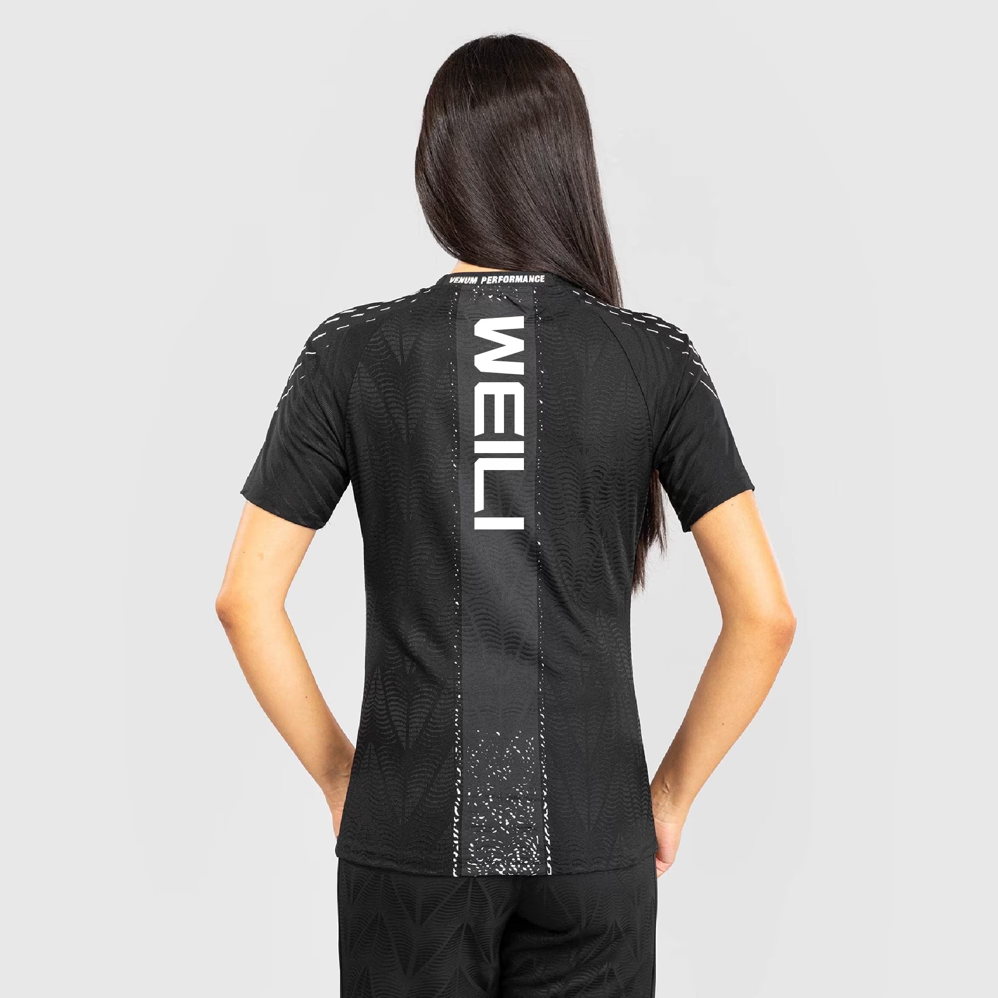 Hunk Wear - Zhang Weili UFC Zenith by Venum Women's Authentic Fight Night Walkout Jersey - Black