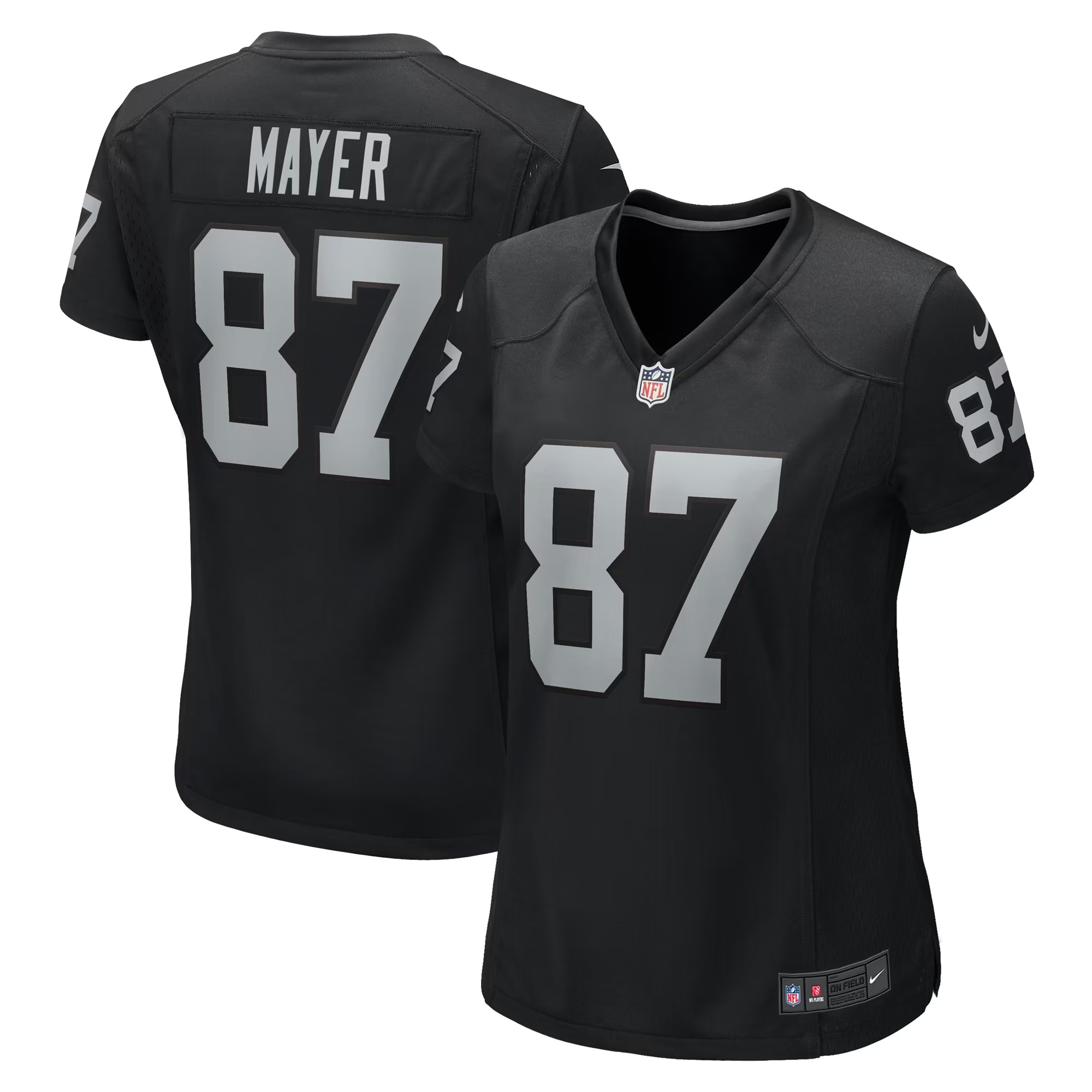 Hunk Wear - Michael Mayer Las Vegas Raiders Nike Women's Game Jersey - Black