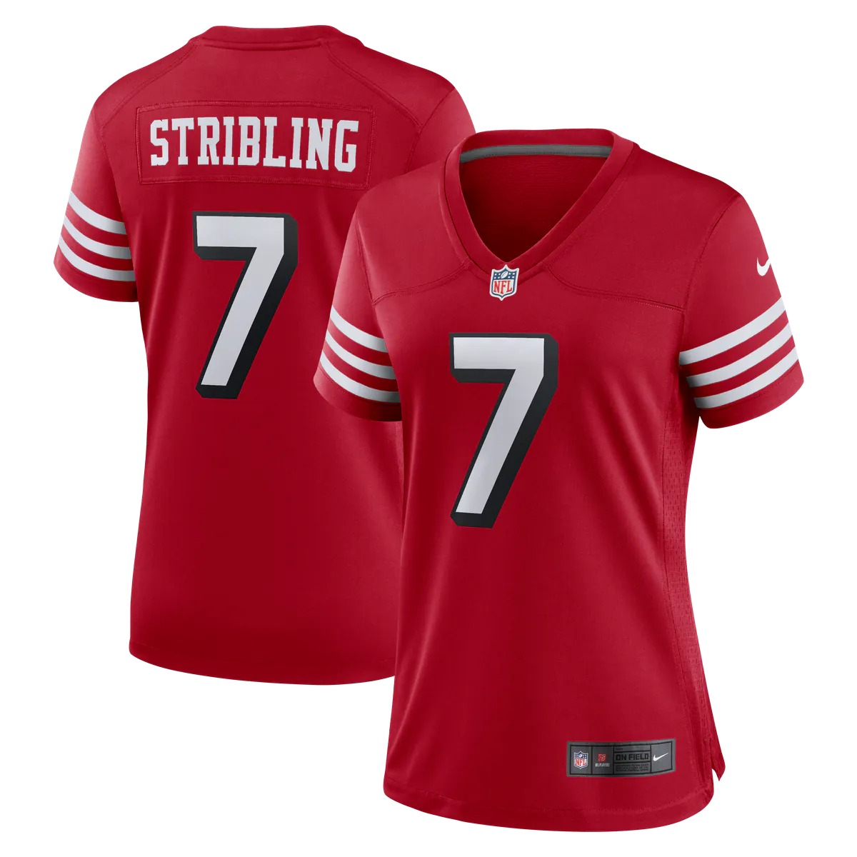 Hunk Wear - De'Zhaun Stribling San Francisco 49ers Nike Women's Alternate Game Jersey - Scarlet