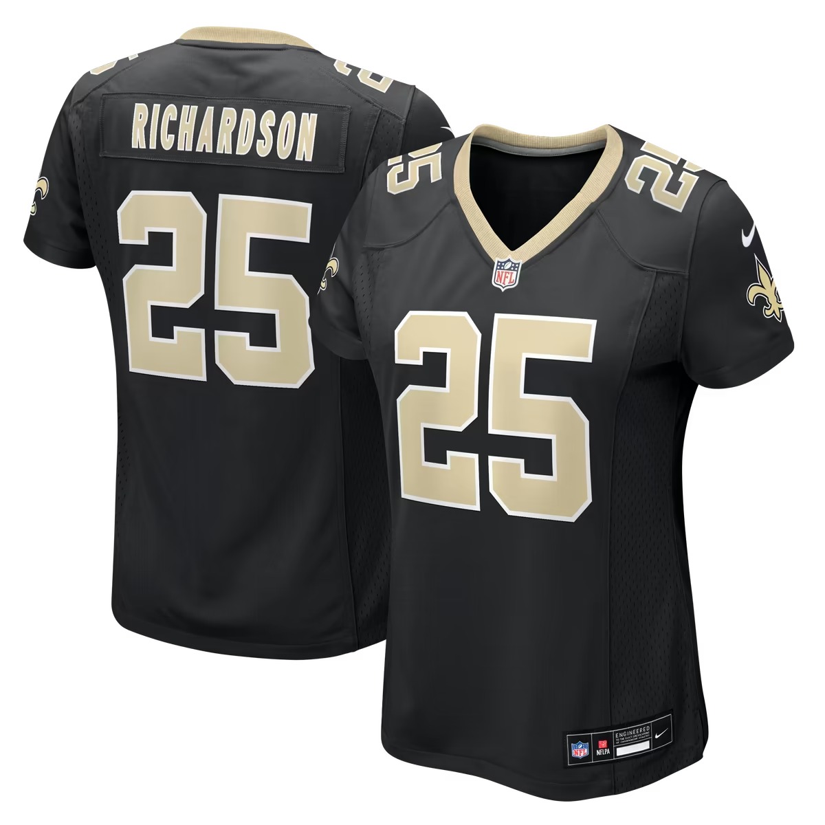 Hunk Wear - Decamerion Richardson New Orleans Saints Nike Women's Team Game Jersey - Black