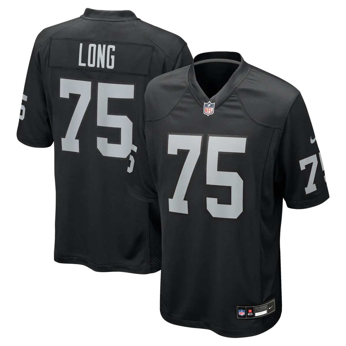 Hunk Wear - Howie Long Las Vegas Raiders Nike Game Retired Player Jersey - Black