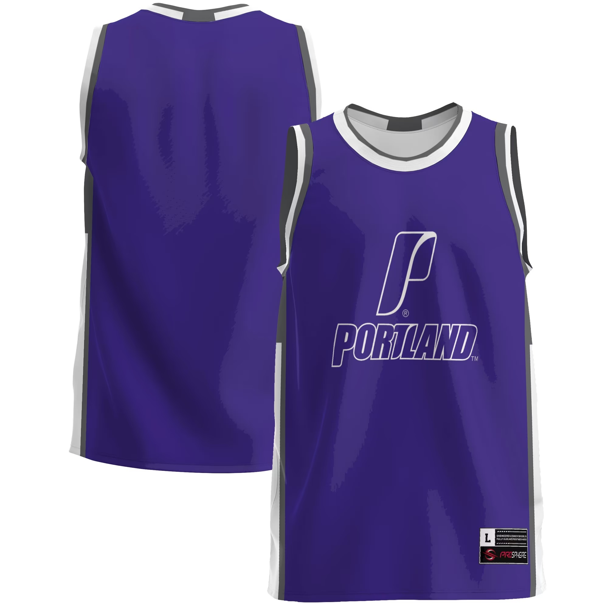 Hunk Wear - Portland Pilots GameDay Greats Lightweight Basketball Jersey - Purple