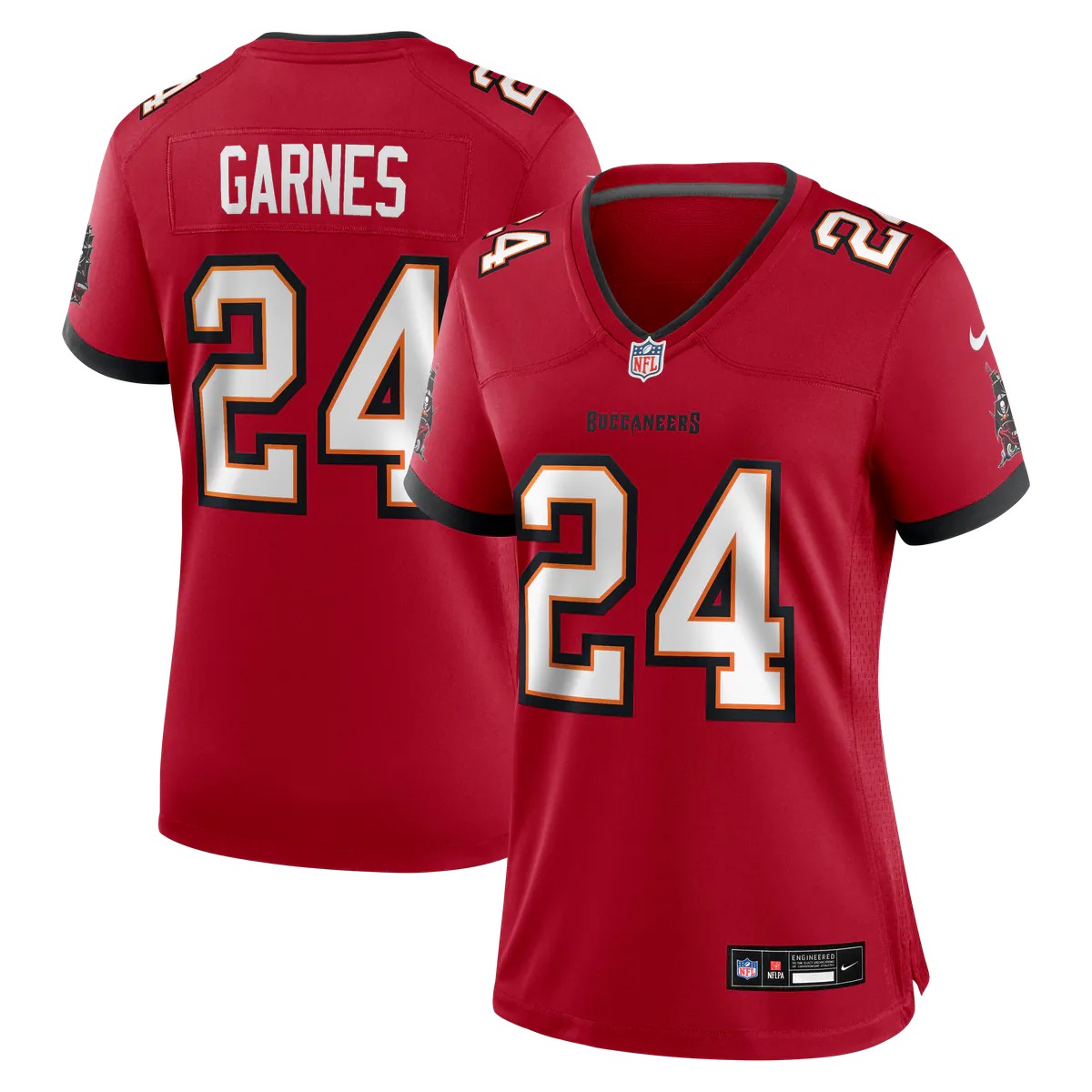Hunk Wear - Ayden Garnes Tampa Bay Buccaneers Nike Women's Team Game Jersey - Red