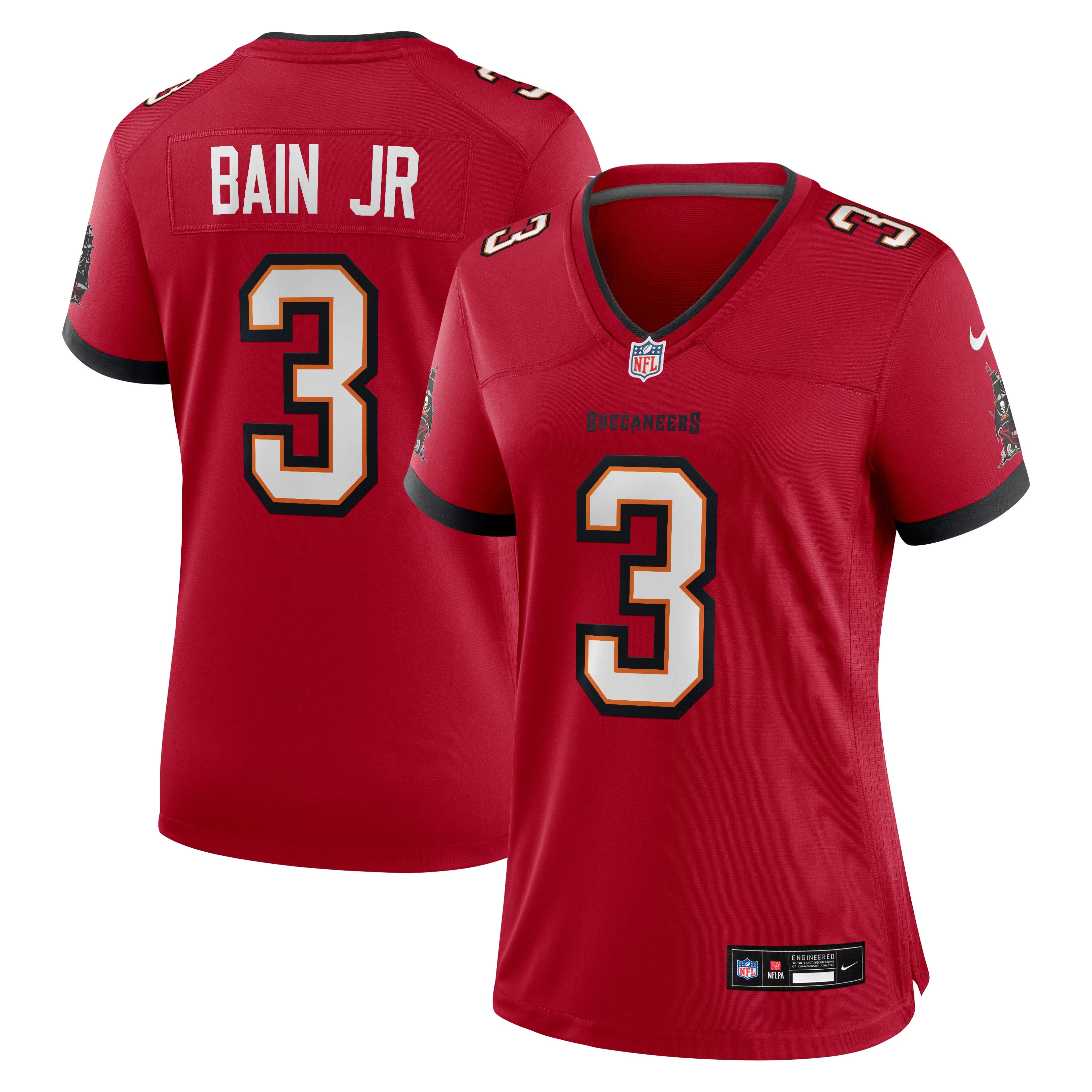 Hunk Wear - Rueben Bain Jr. Tampa Bay Buccaneers Nike Women's Game Jersey - Red