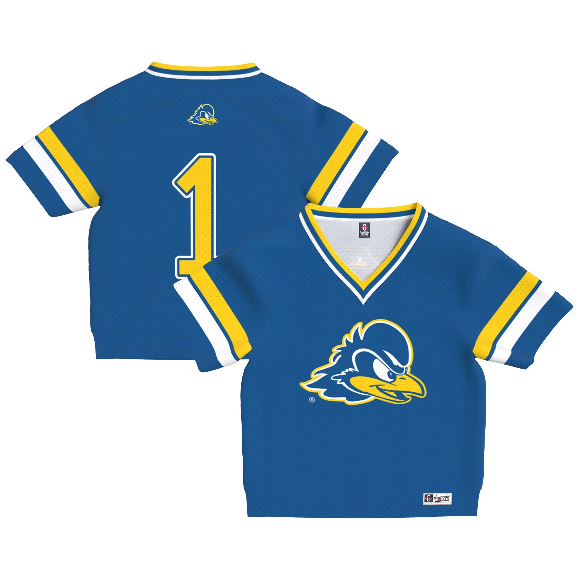 Hunk Wear - Delaware Fightin' Blue Hens GameDay Greats Infant Lightweight Football Fashion Jersey - Royal