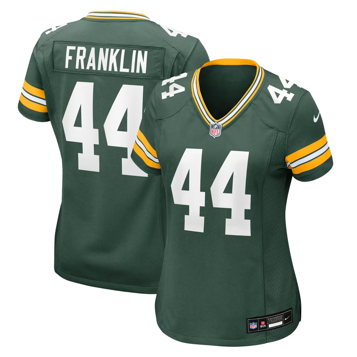 Hunk Wear - Zaire Franklin Green Bay Packers Nike Women's Team Game Jersey - Green