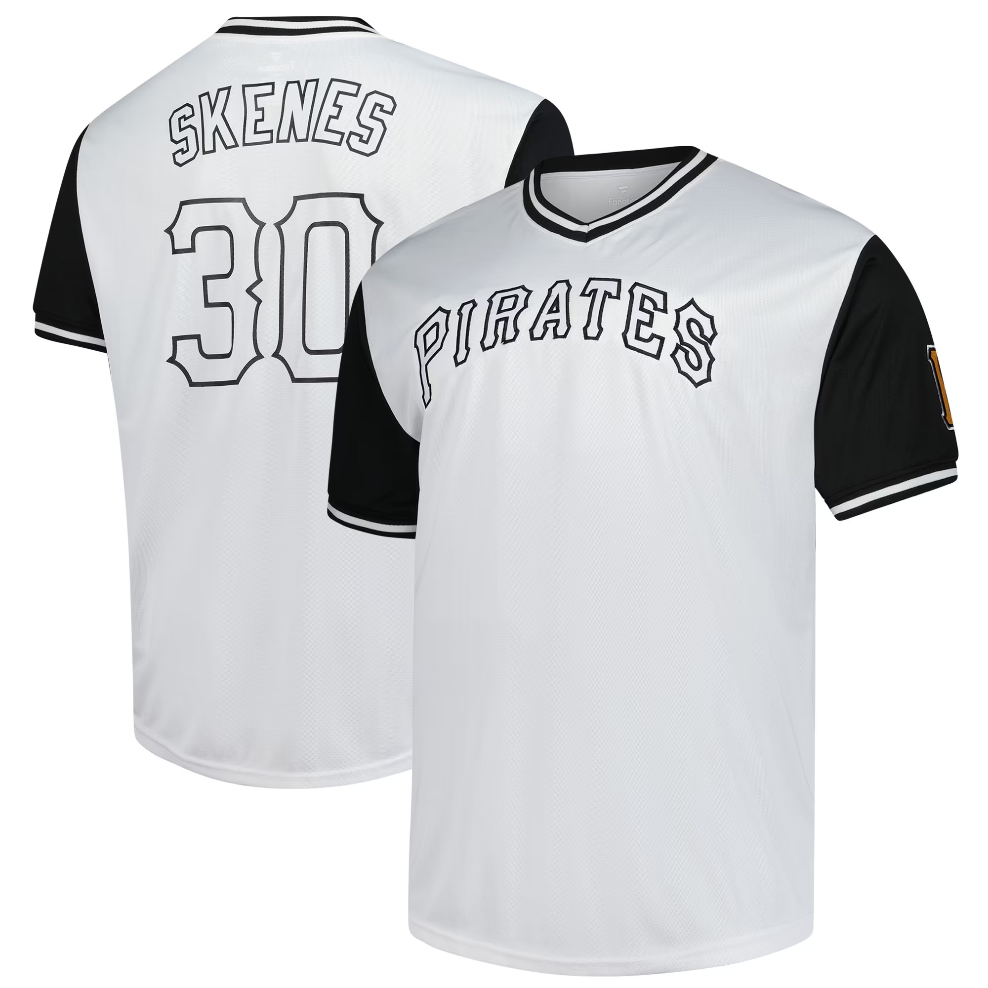 Hunk Wear - Paul Skenes Pittsburgh Pirates Profile Big & Tall Name & Number Jersey - White