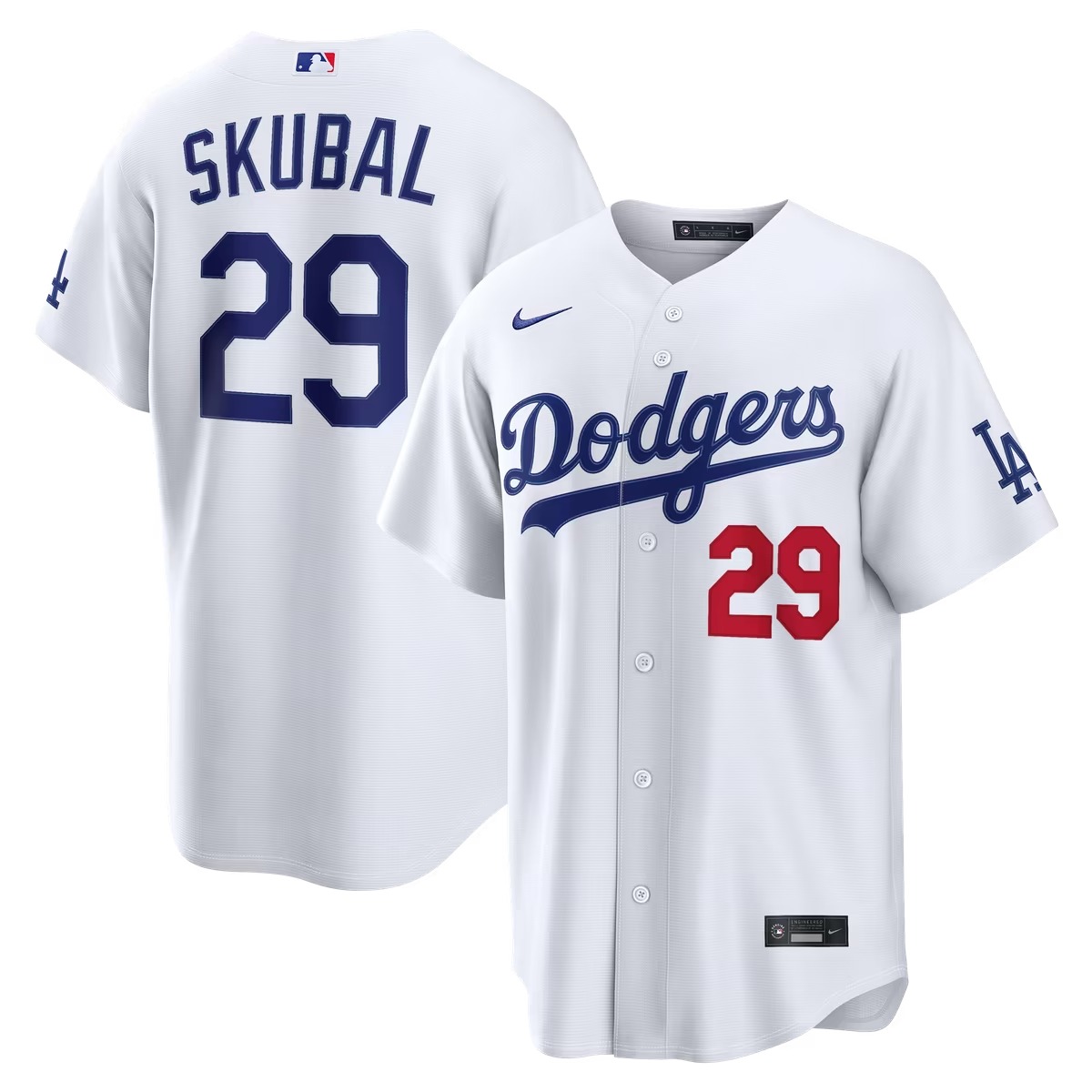 Hunk Wear - Tarik Skubal Los Angeles Dodgers Nike Home Stadium Jersey - White