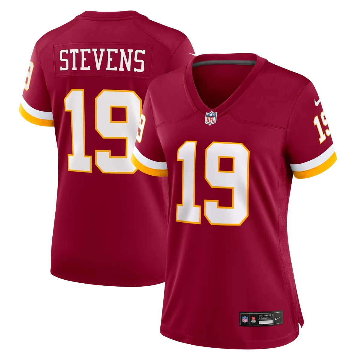 Hunk Wear - Drew Stevens Washington Commanders Nike Women's Team Game Jersey - Burgundy