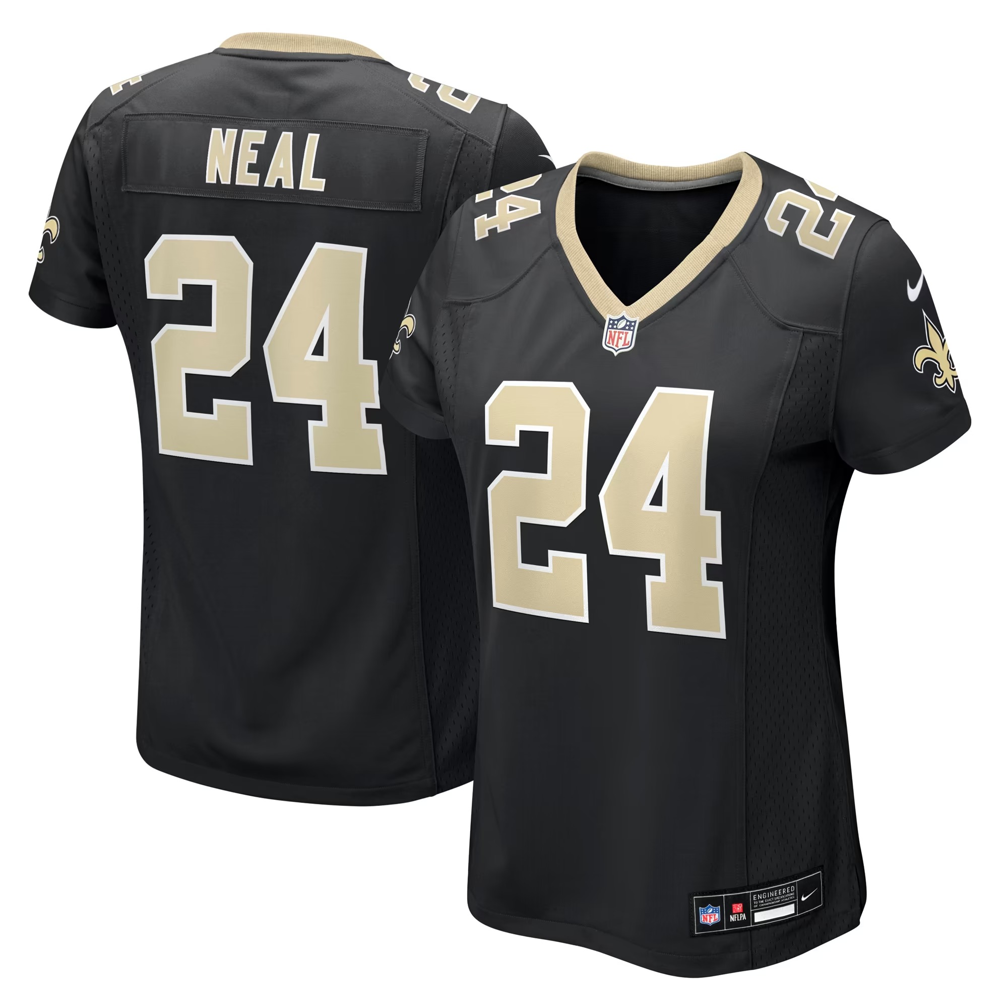 Hunk Wear - Devin Neal New Orleans Saints Nike Women's Team Game Jersey - Black