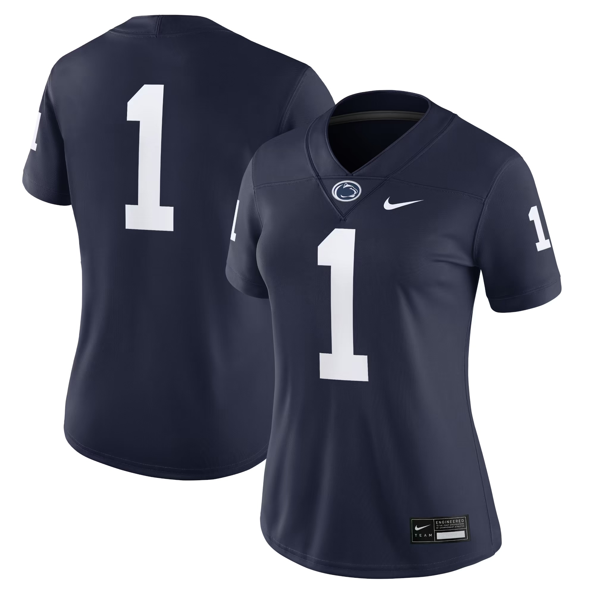 Hunk Wear - #1 Penn State Nittany Lions Nike Women's Game Jersey - Navy
