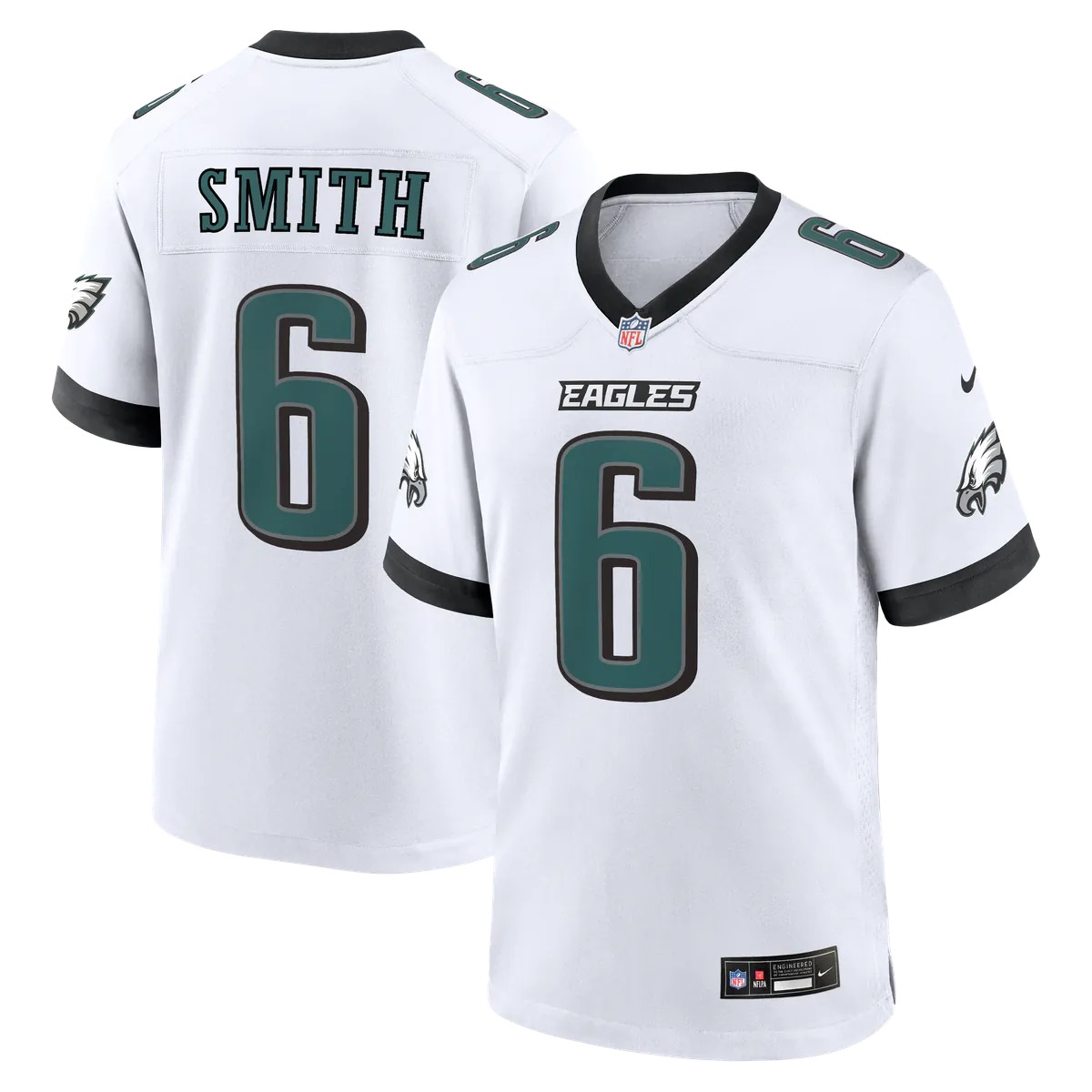 Hunk Wear - DeVonta Smith Philadelphia Eagles Nike Game Jersey - White