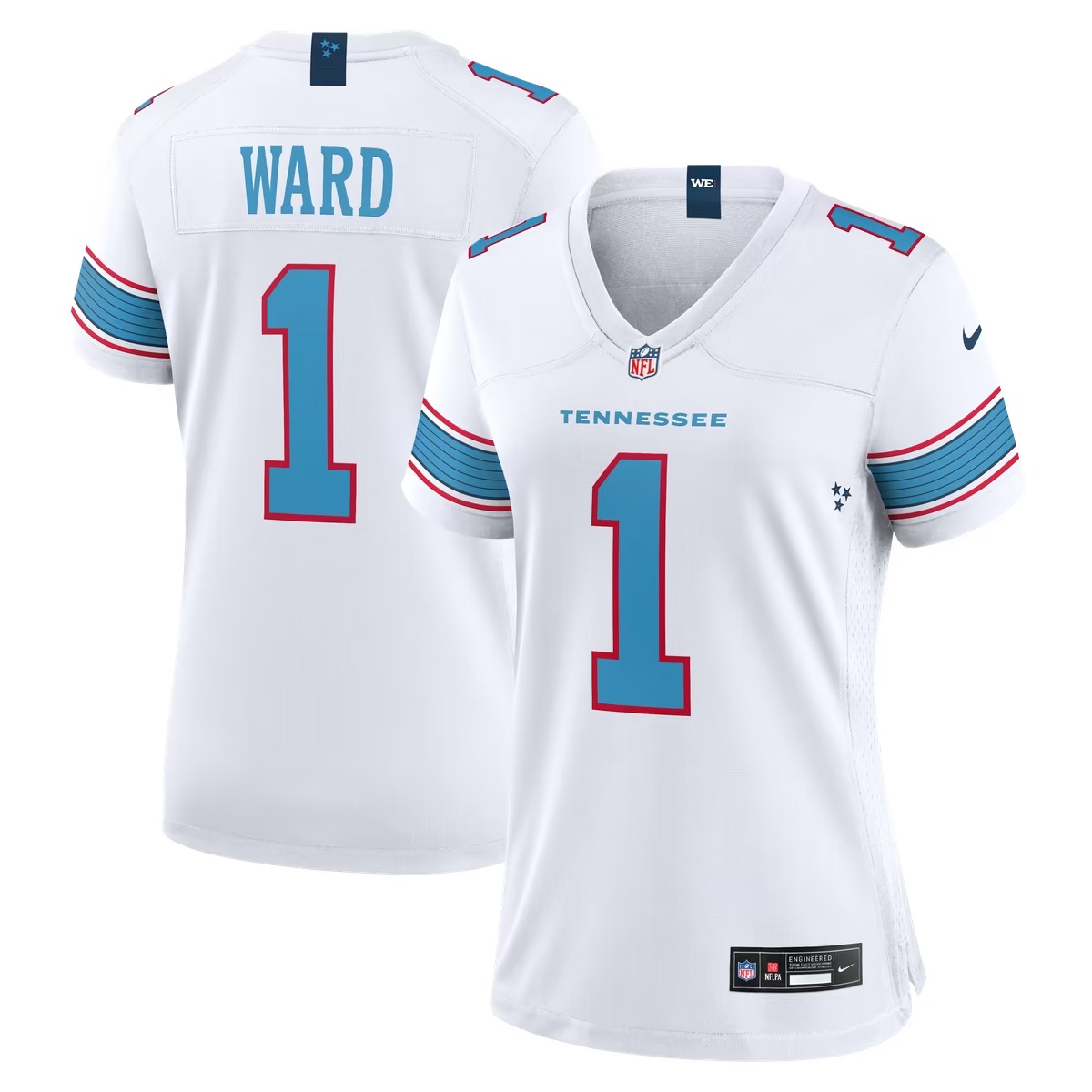 Hunk Wear - Cameron Ward Tennessee Titans Nike Women's Game Jersey - White