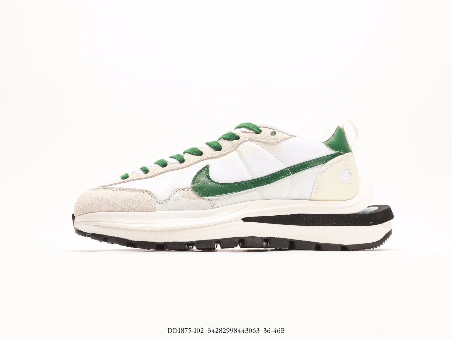 Nike Sneakers White Green Suede Nylon DD1875-102
