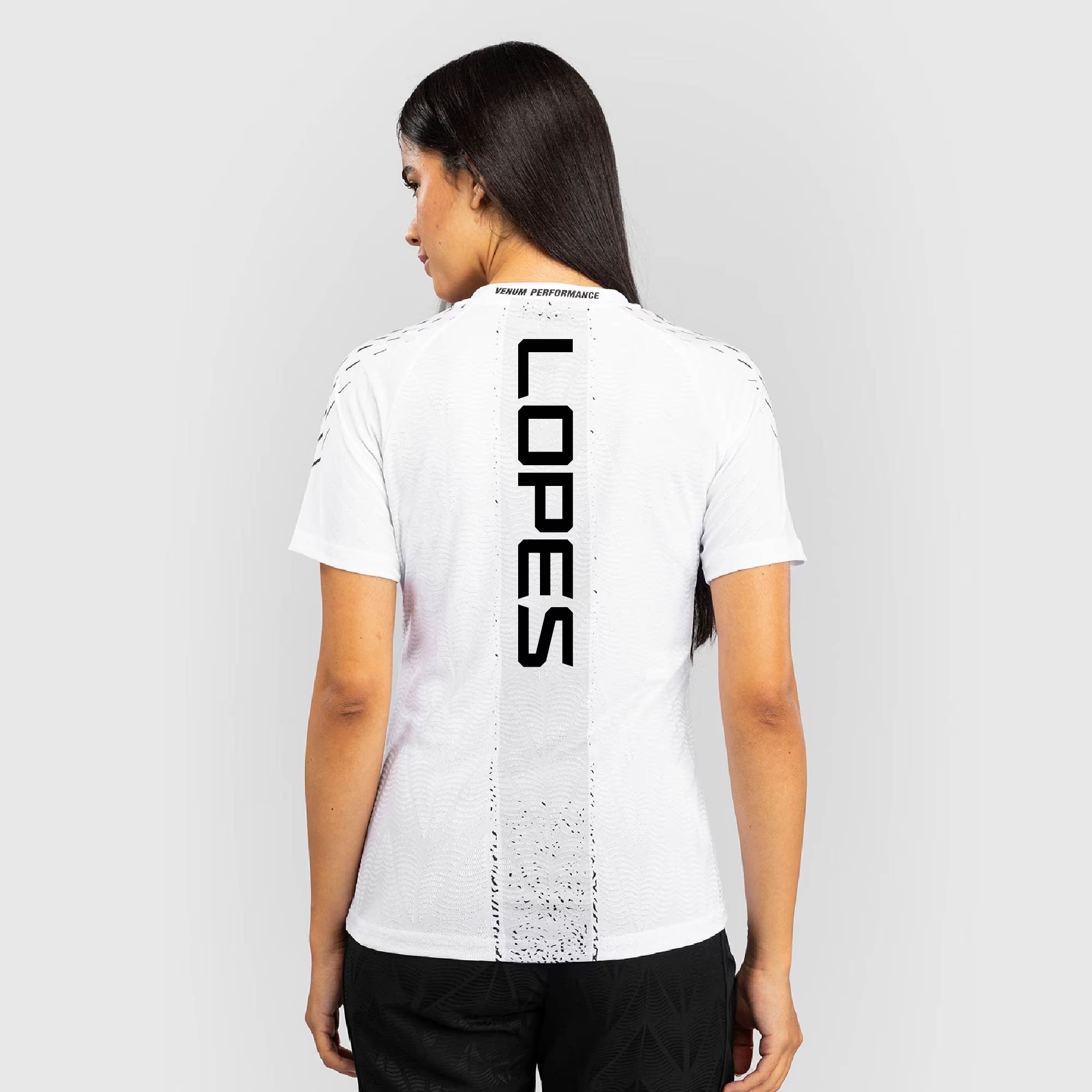 Hunk Wear - Diego Lopes UFC Zenith by Venum Women's Authentic Fight Night Walkout Jersey - White