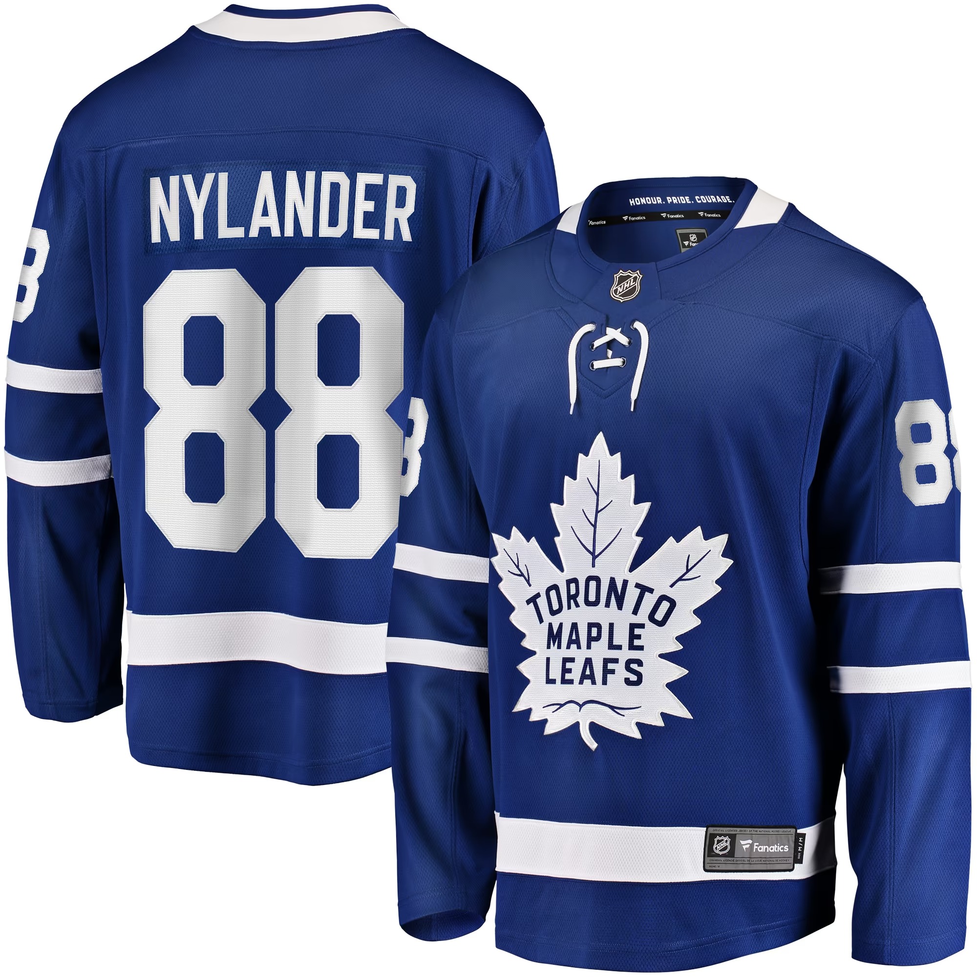 Hunk Wear - William Nylander Toronto Maple Leafs Fanatics Home Breakaway Player Jersey - Blue