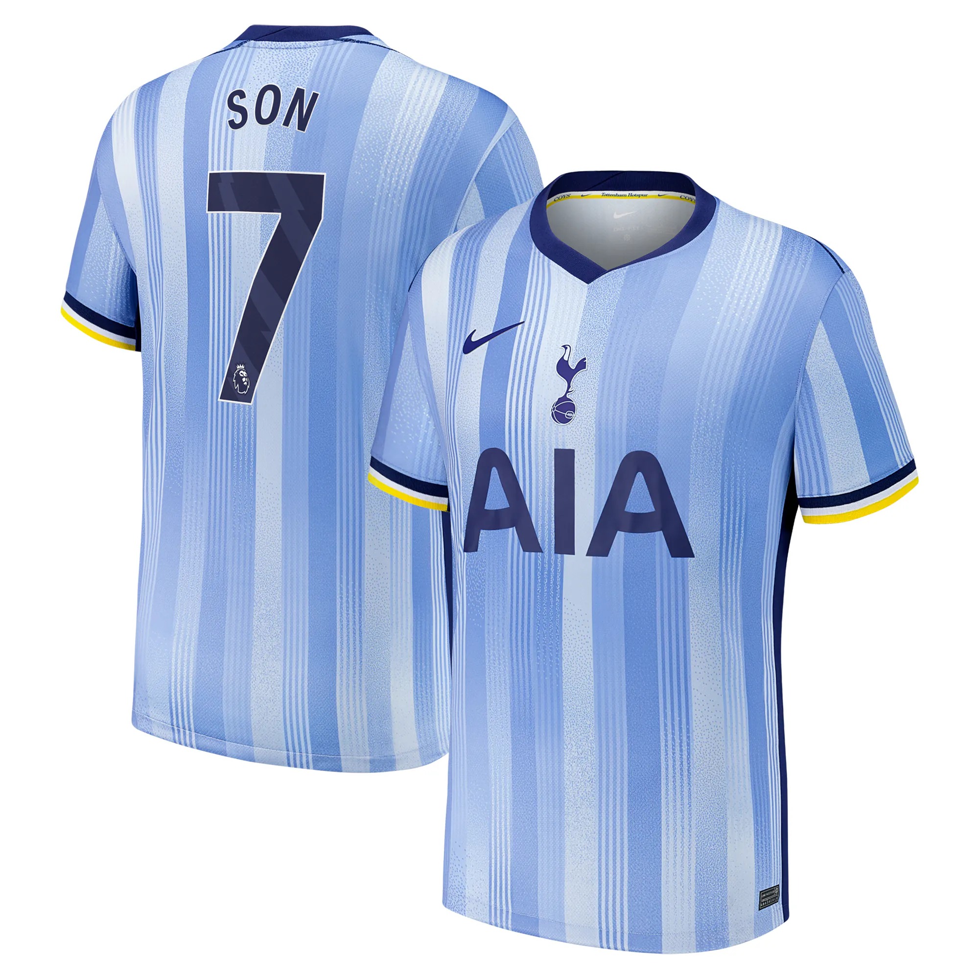 Hunk Wear - Son Heung-Min Tottenham Hotspur Nike 2024_25 Away Replica Player Jersey - Blue