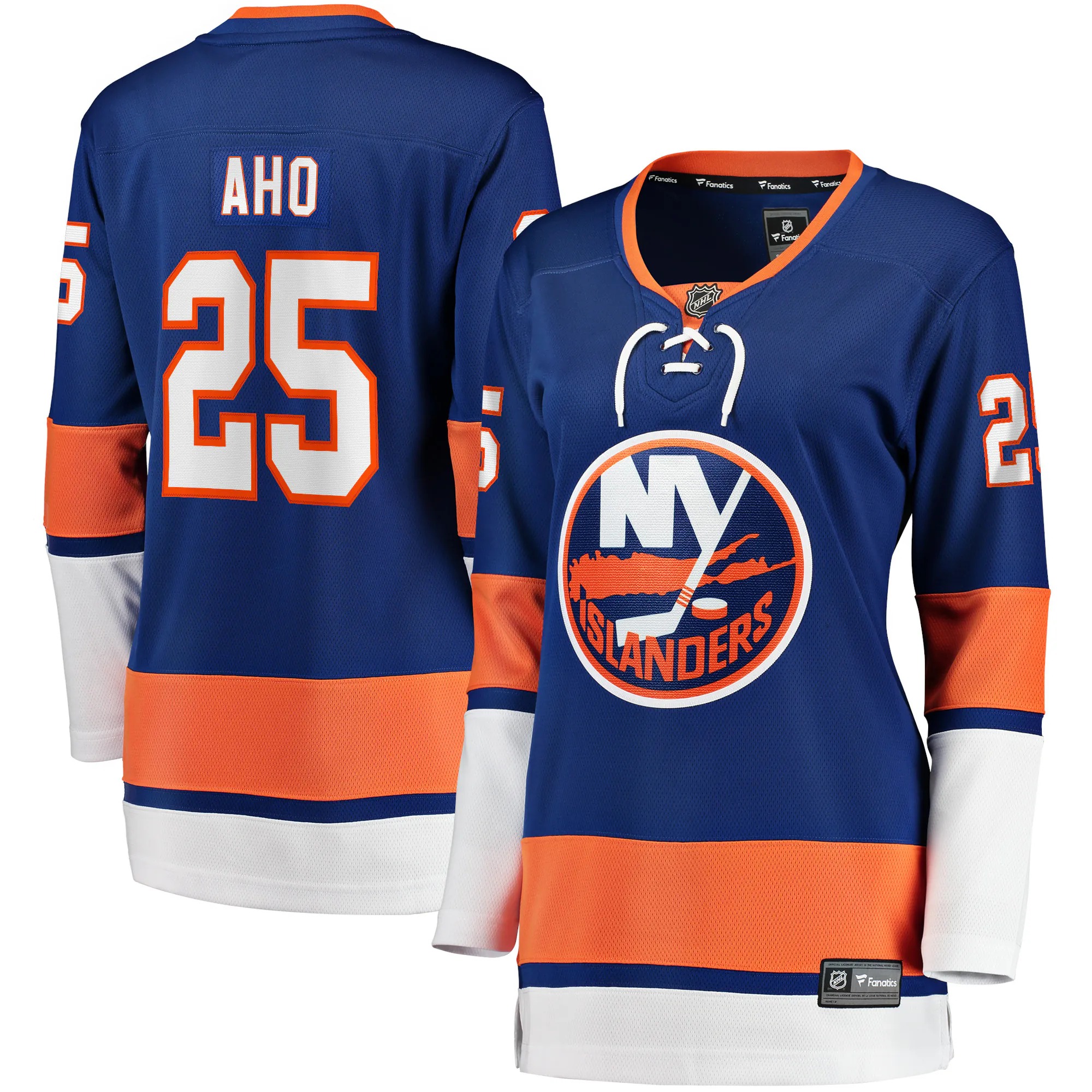 Hunk Wear - Sebastian Aho New York Islanders Fanatics Women's Home Breakaway Player Jersey - Royal