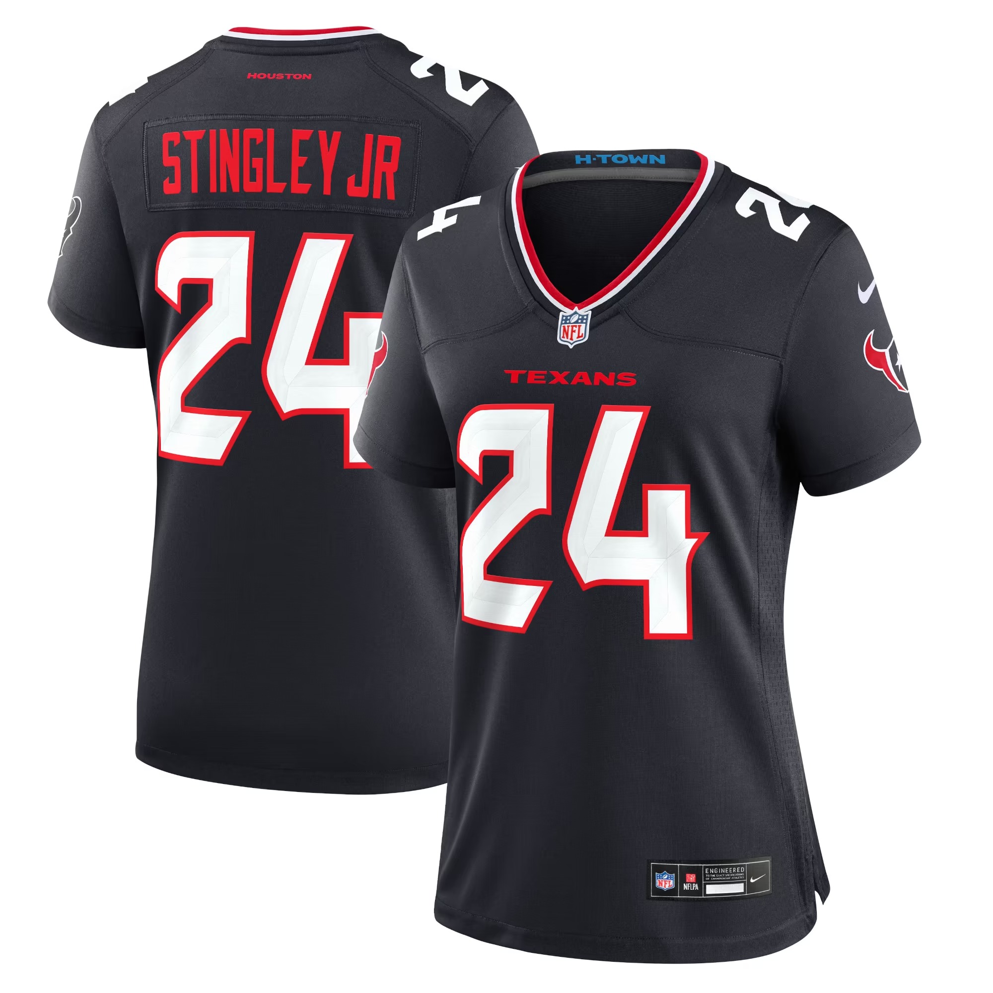 Hunk Wear - Derek Stingley Jr. Houston Texans Nike Women's Game Jersey - Navy