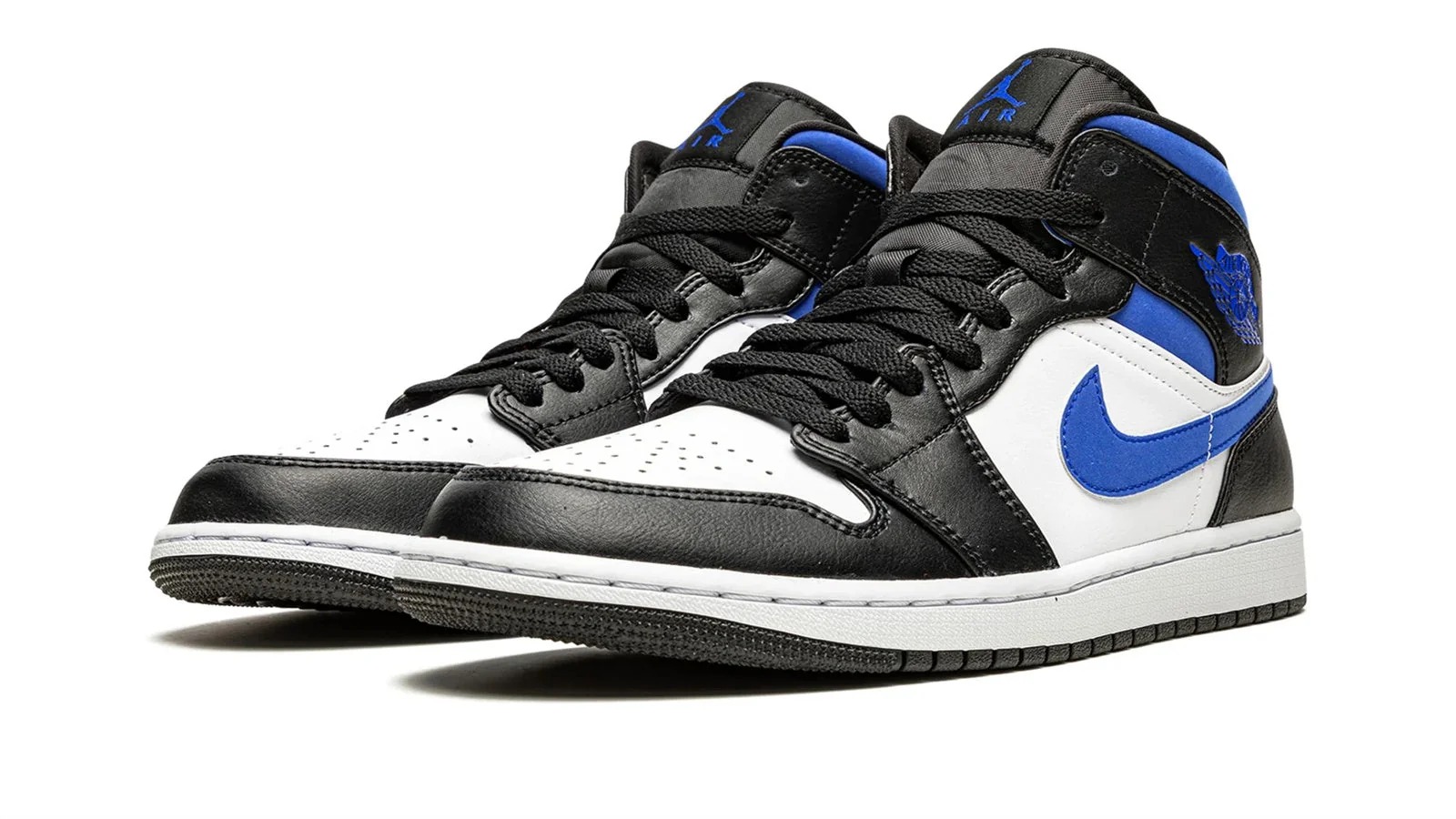 Air Jordan 1 Mid _Racer Blue _ Black _ White_