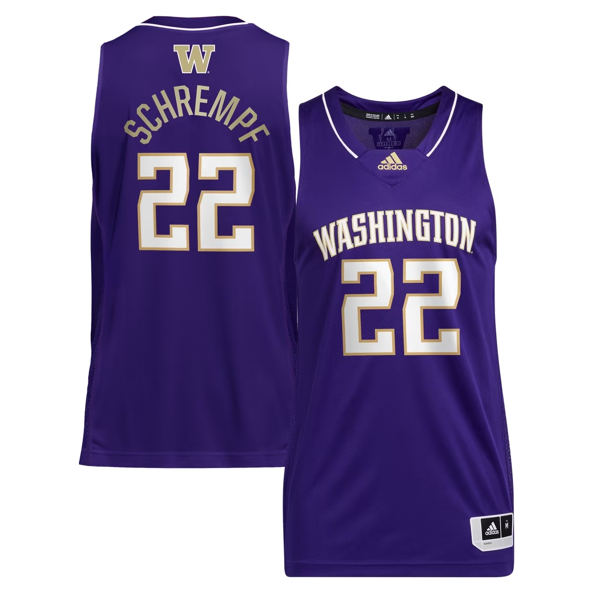 Hunk Wear - Detlef Schrempf Washington Huskies adidas Retired Player Jersey - Purple