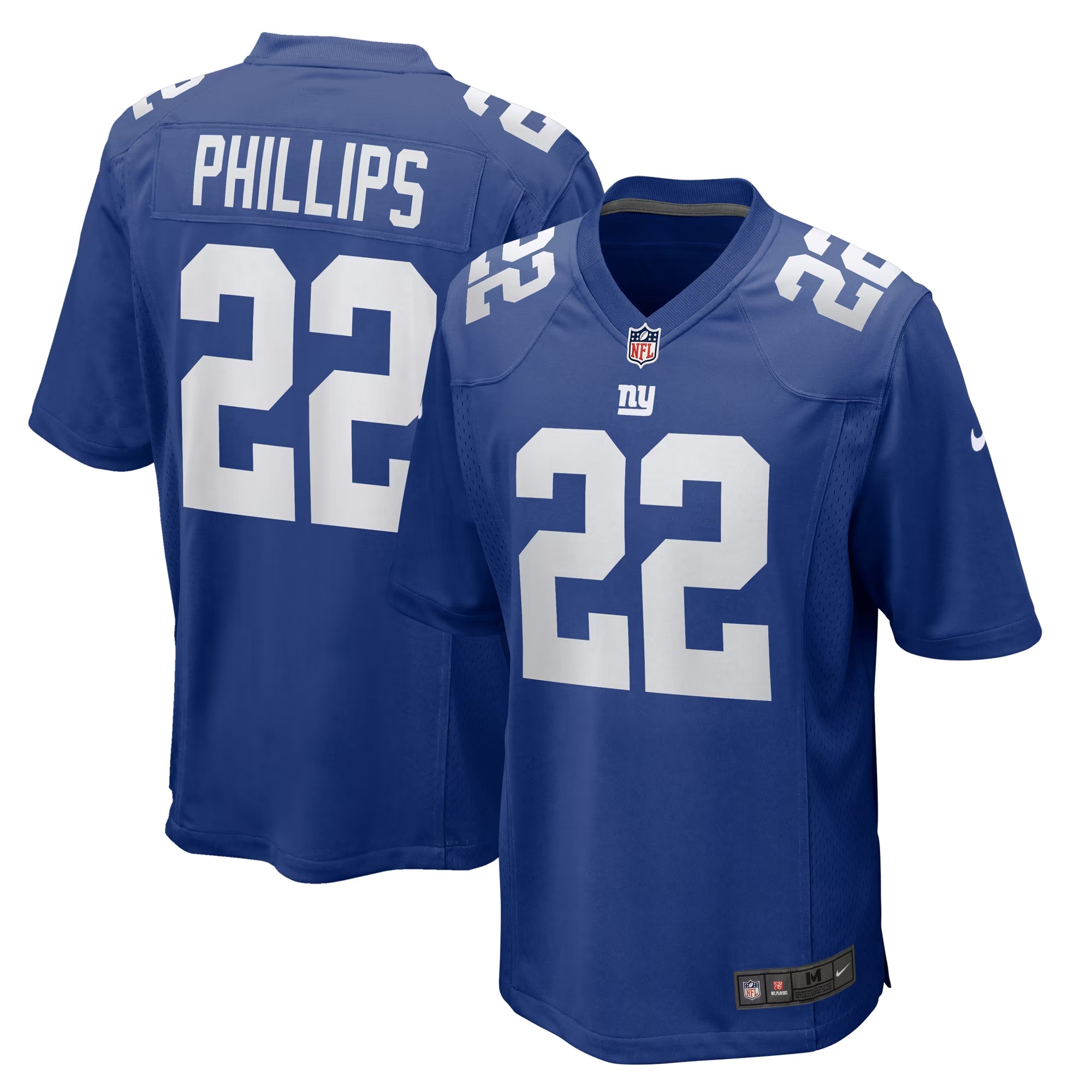 Hunk Wear - Dru Phillips New York Giants Nike Team Game Jersey - Royal