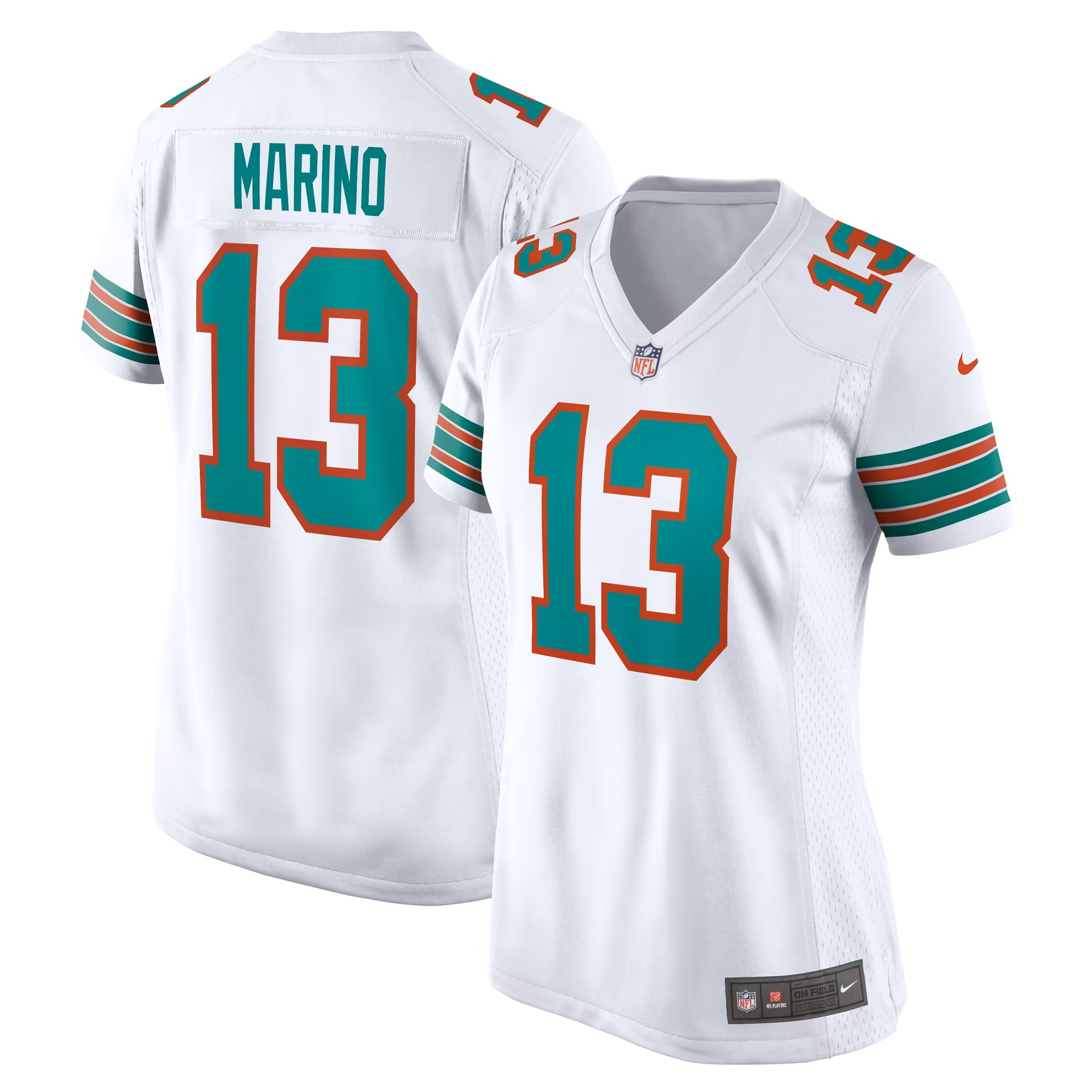 Hunk Wear - Dan Marino Miami Dolphins Nike Women's Retired Player Jersey - White